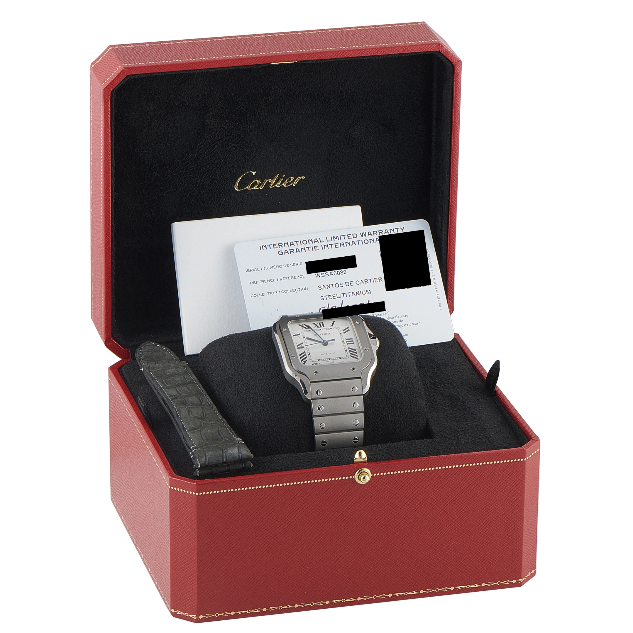 Cartier Santos Large Model Titanium Watch WSSA0089 - Image 5