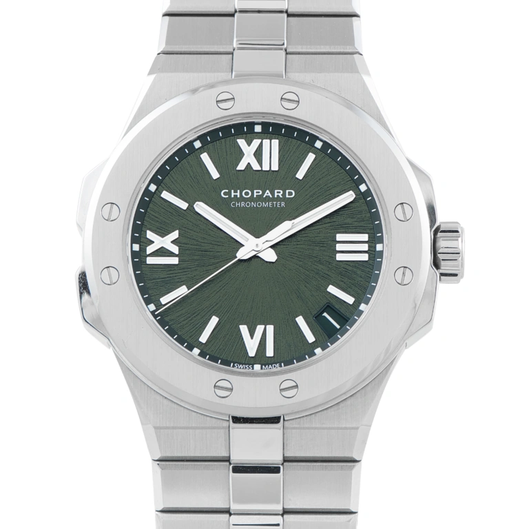 Chopard Alpine Eagle Green Dial Lucent Steel Watch 298600-3014