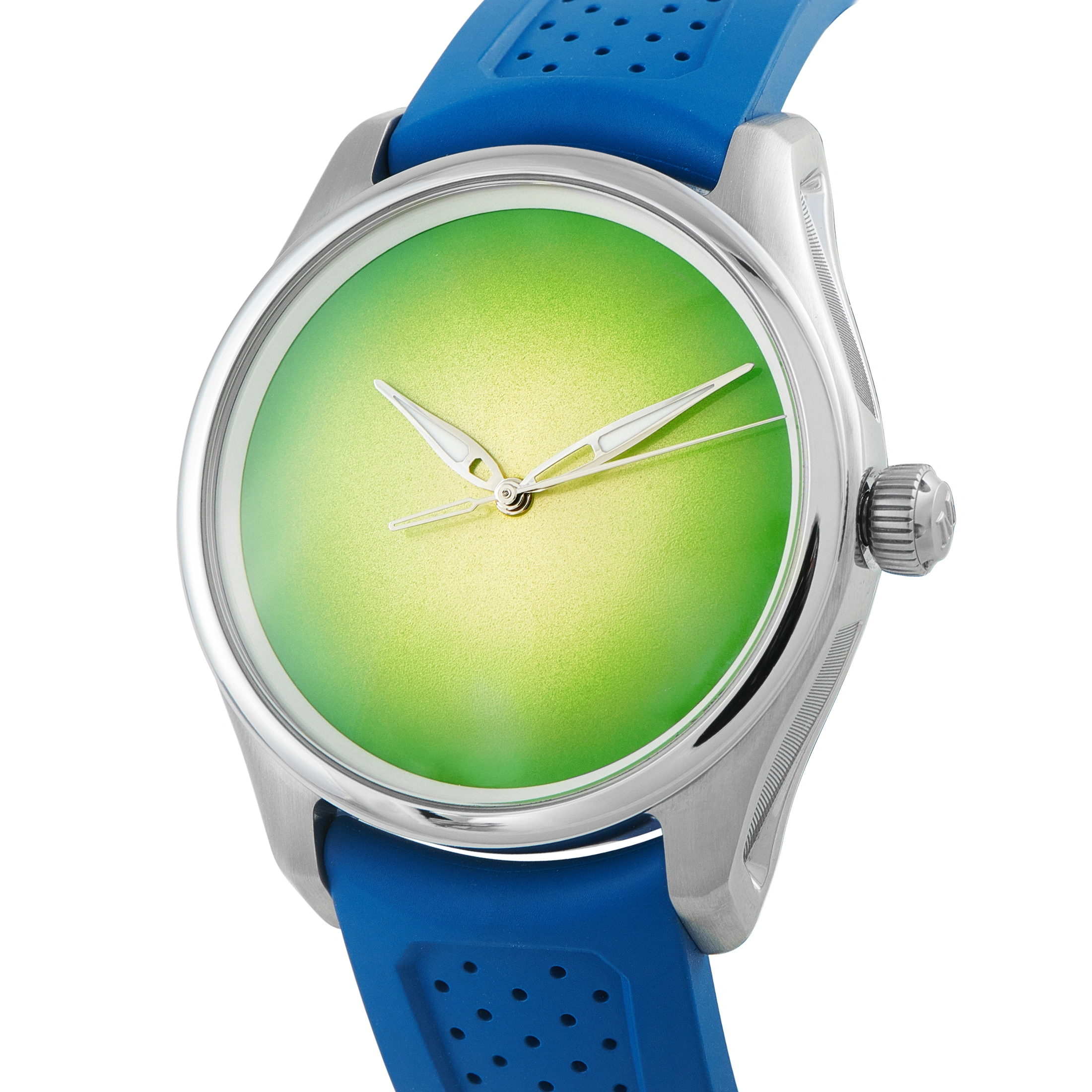 H. Moser & Cie. Pioneer Centre Seconds Concept Citrus Green Steel Watch 3201-1204 - Image 2