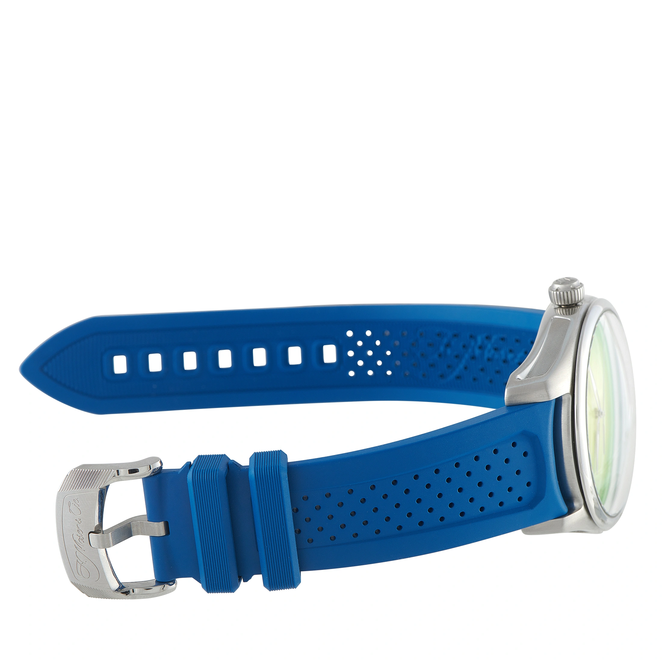 H. Moser & Cie. Pioneer Centre Seconds Concept Citrus Green Steel Watch 3201-1204 - Image 4