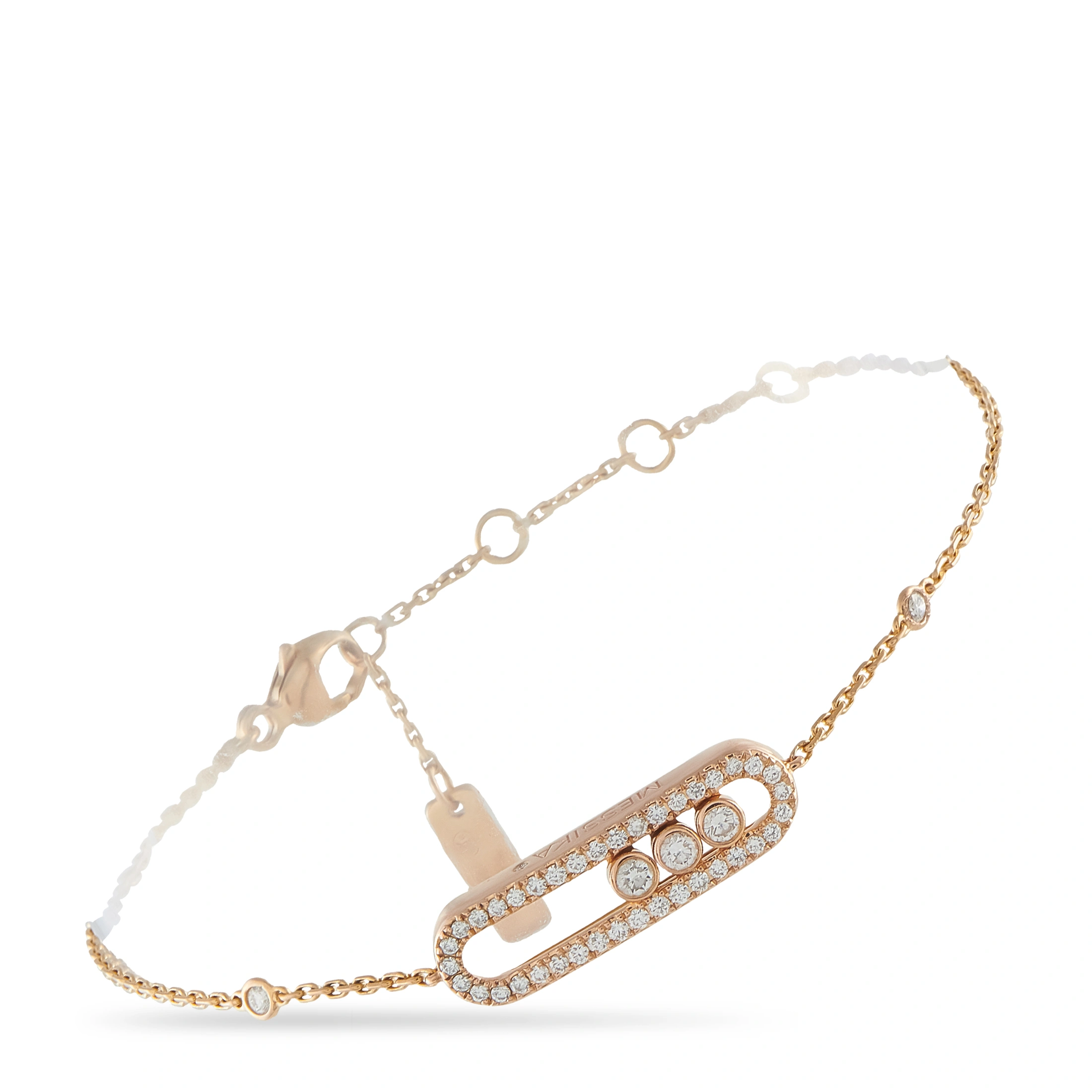 Messika Move 18K Rose Gold 0.30ct Diamond Bracelet MS28-070926