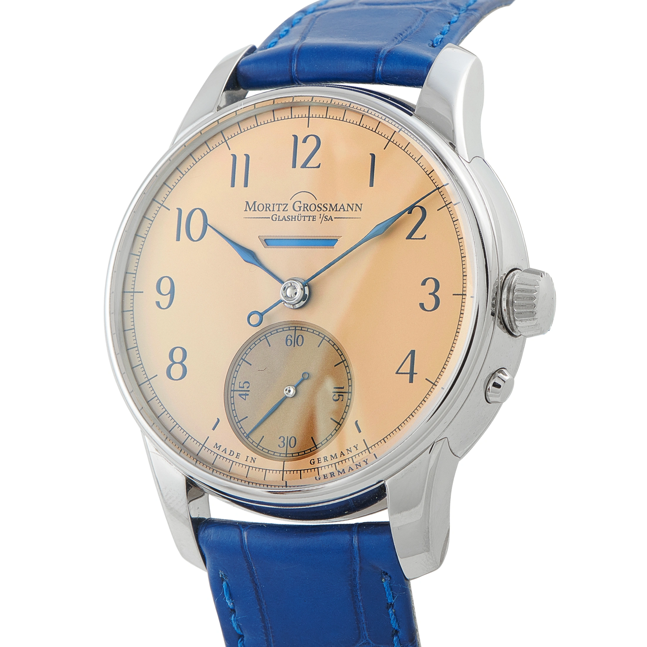 Moritz Grossmann Power Reserve Salmon Dial Steel Watch MG-003520 - Image 2