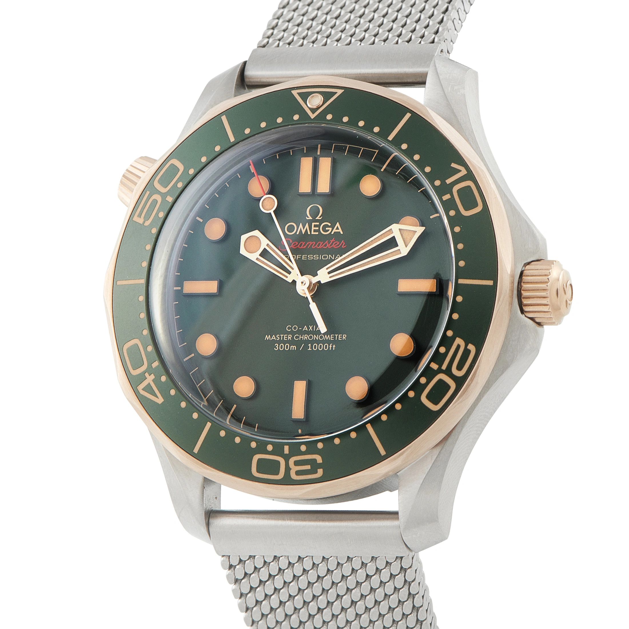 Omega Seamaster Diver 300M Bronze Gold and Titanium Watch 210.90.42.20.10.001 - Image 2