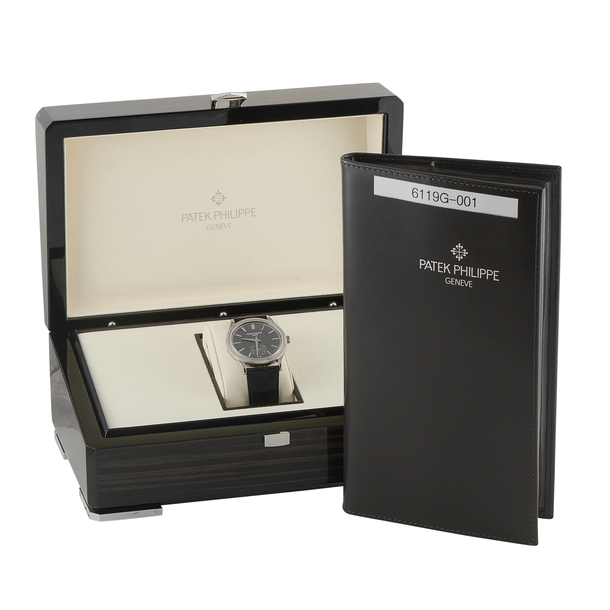 Patek Philippe Calatrava White Gold Watch 6119g-001 - Image 5