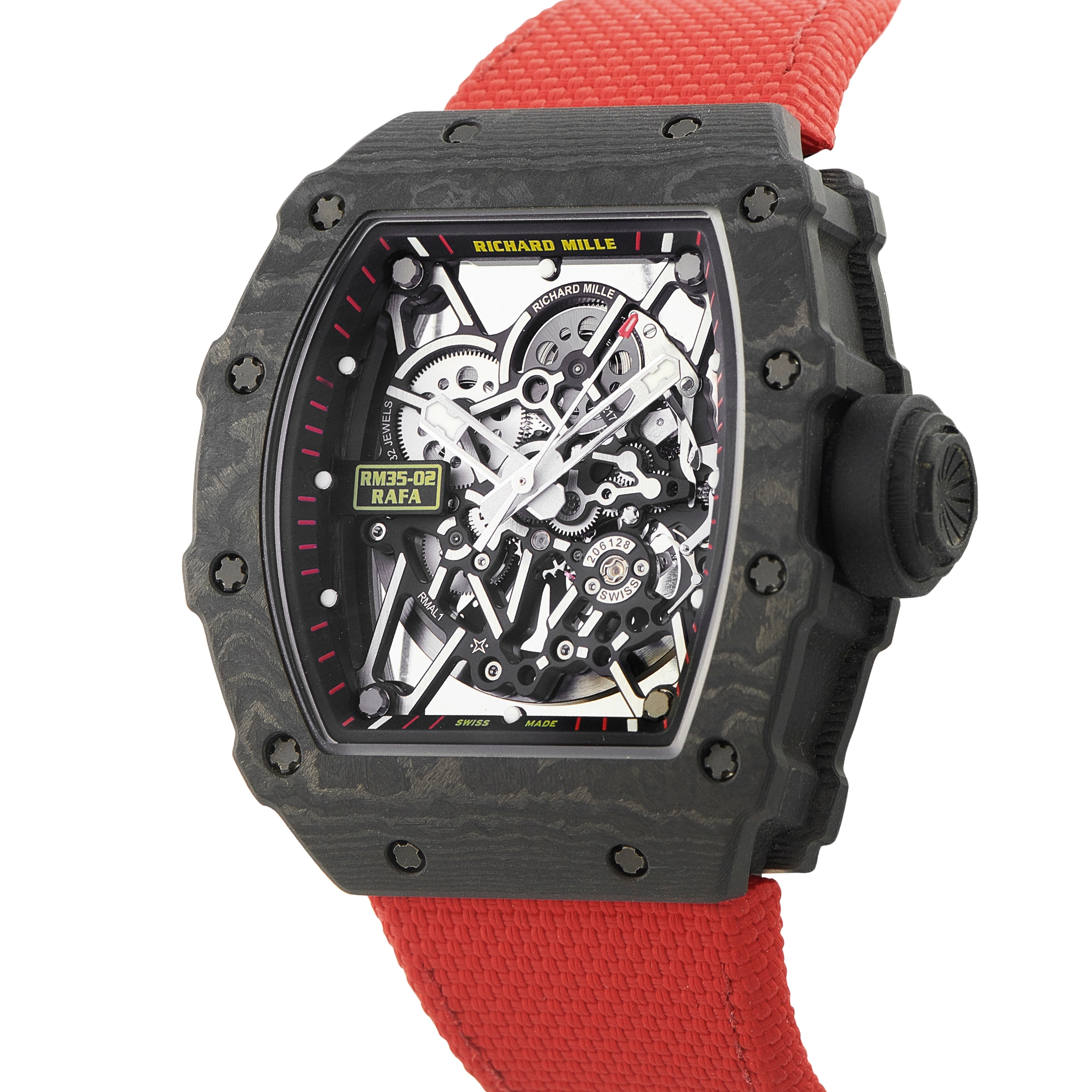 Richard Mille RM035 Rafael Nadal Carbon TPT Watch 35-02 NTPT - Image 2