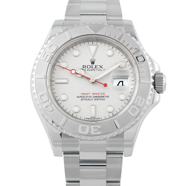 Rolex Yacht-Master 40 Silver Dial Rolesium Watch 116622