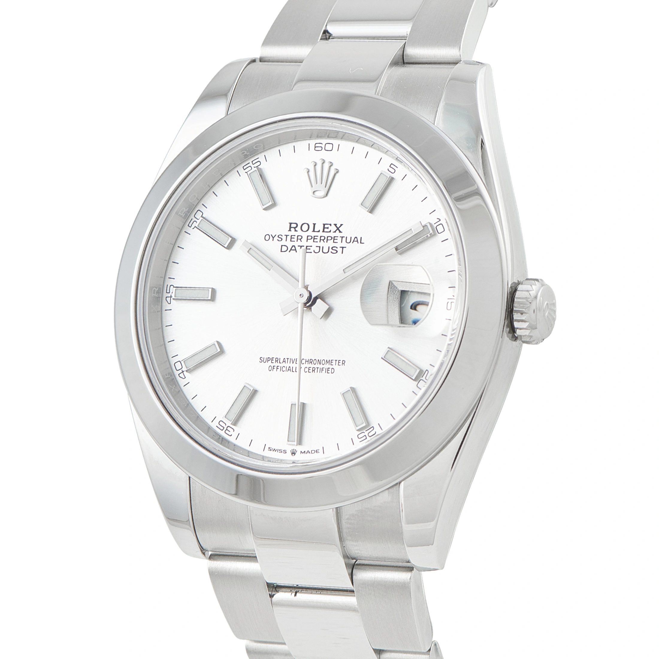 Rolex Datejust 41 Silver Dial Oystersteel Watch 126300 - Image 2
