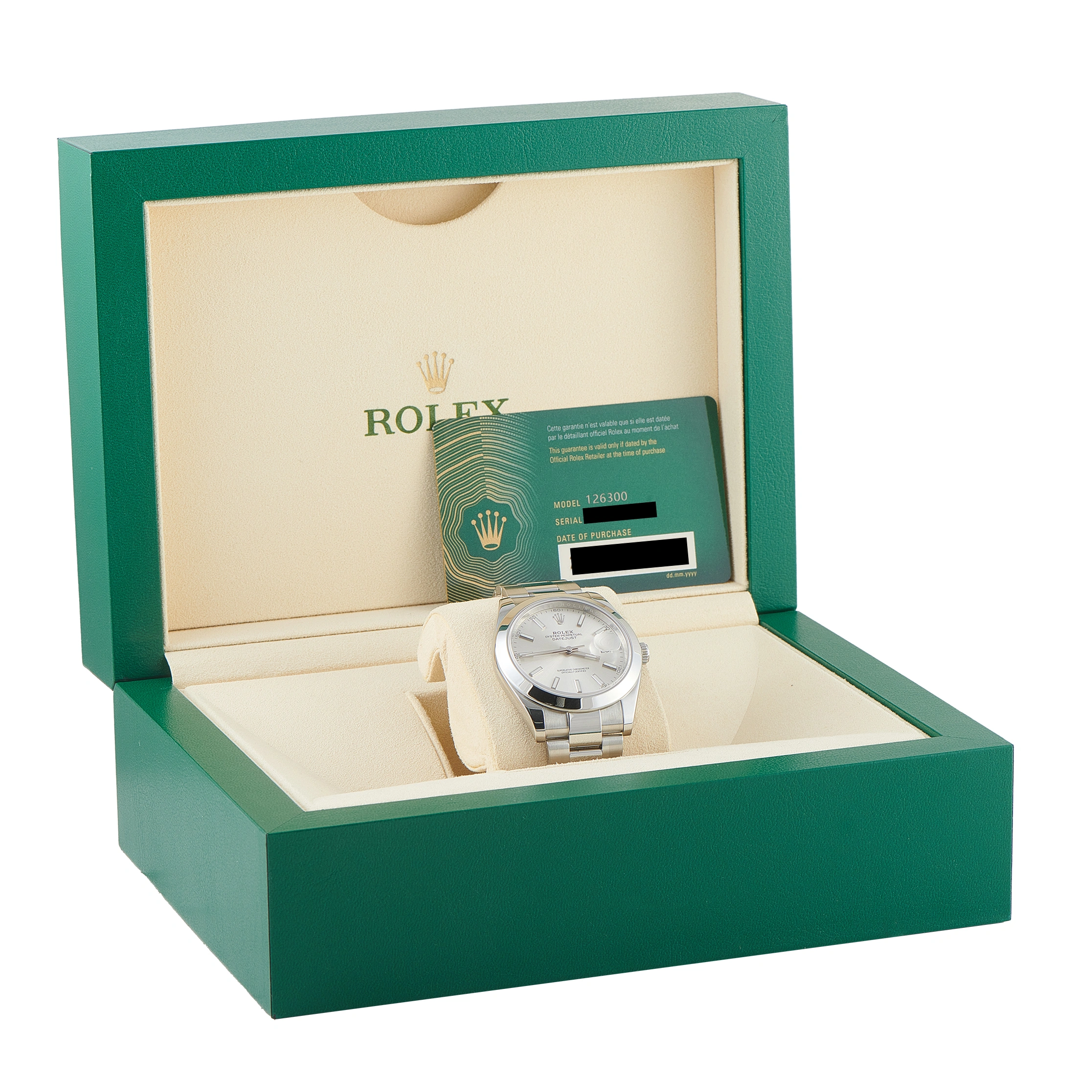 Rolex Datejust 41 Silver Dial Oystersteel Watch 126300 - Image 5
