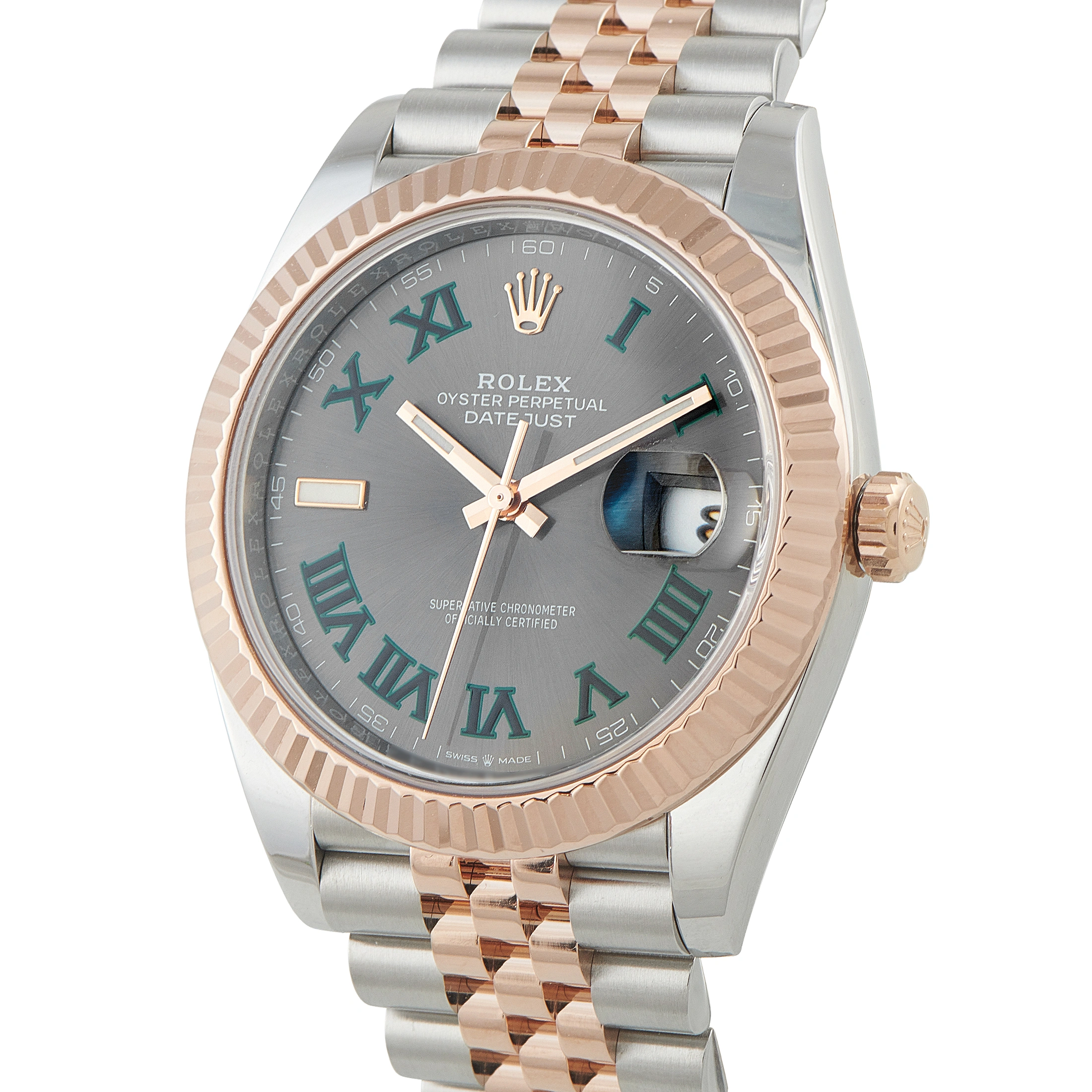 Rolex Datejust 41 Wimbledon Dial Two-Tone Jubilee Watch 126331-0016 - Image 2