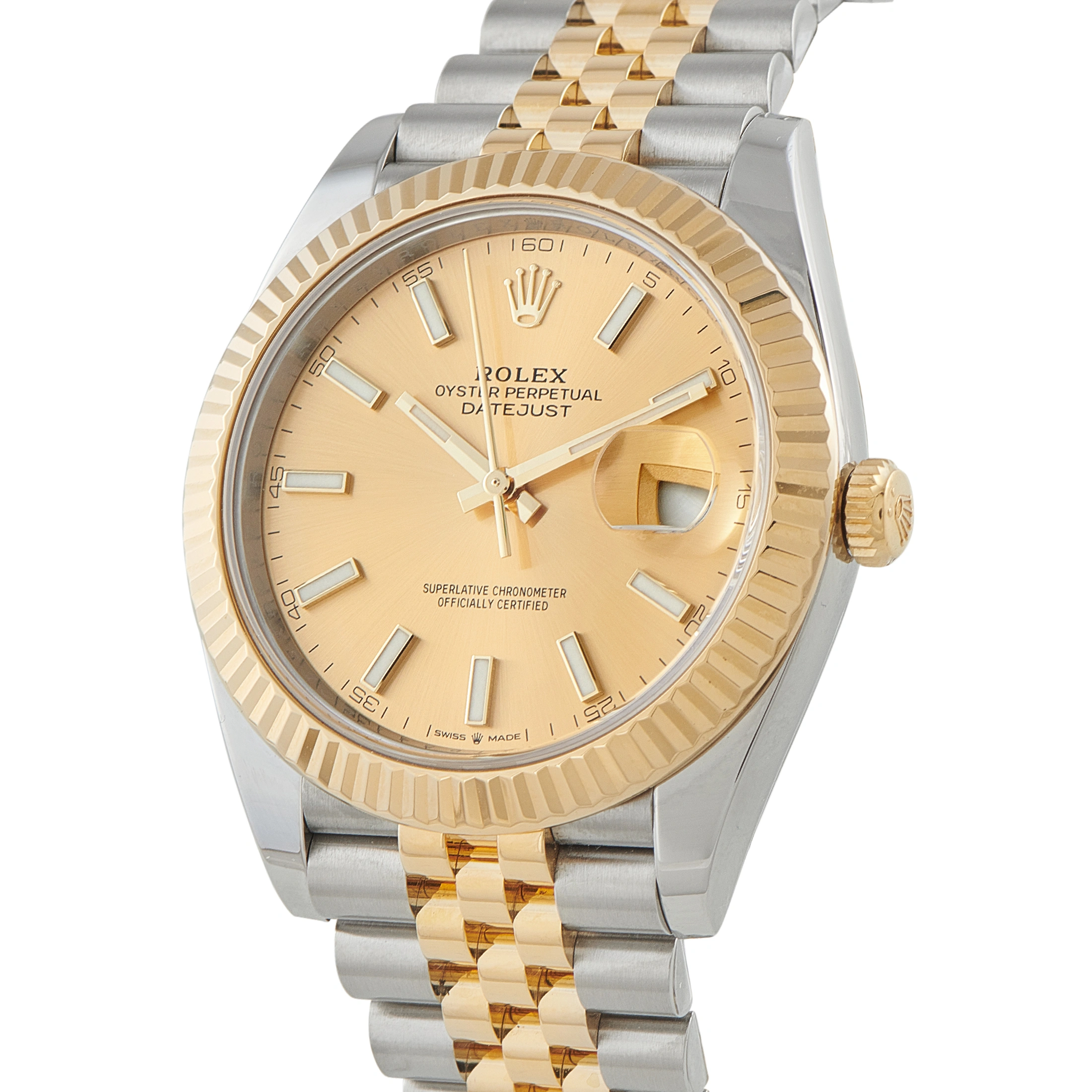Rolex Datejust 41 Champagne Dial Two-Tone Jubilee Watch 126333 - Image 2