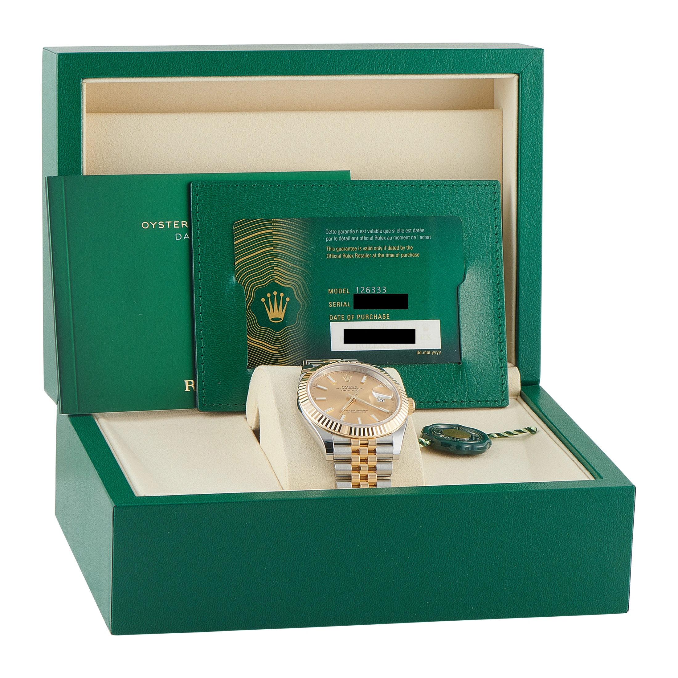 Rolex Datejust 41 Champagne Dial Two-Tone Jubilee Watch 126333 - Image 5