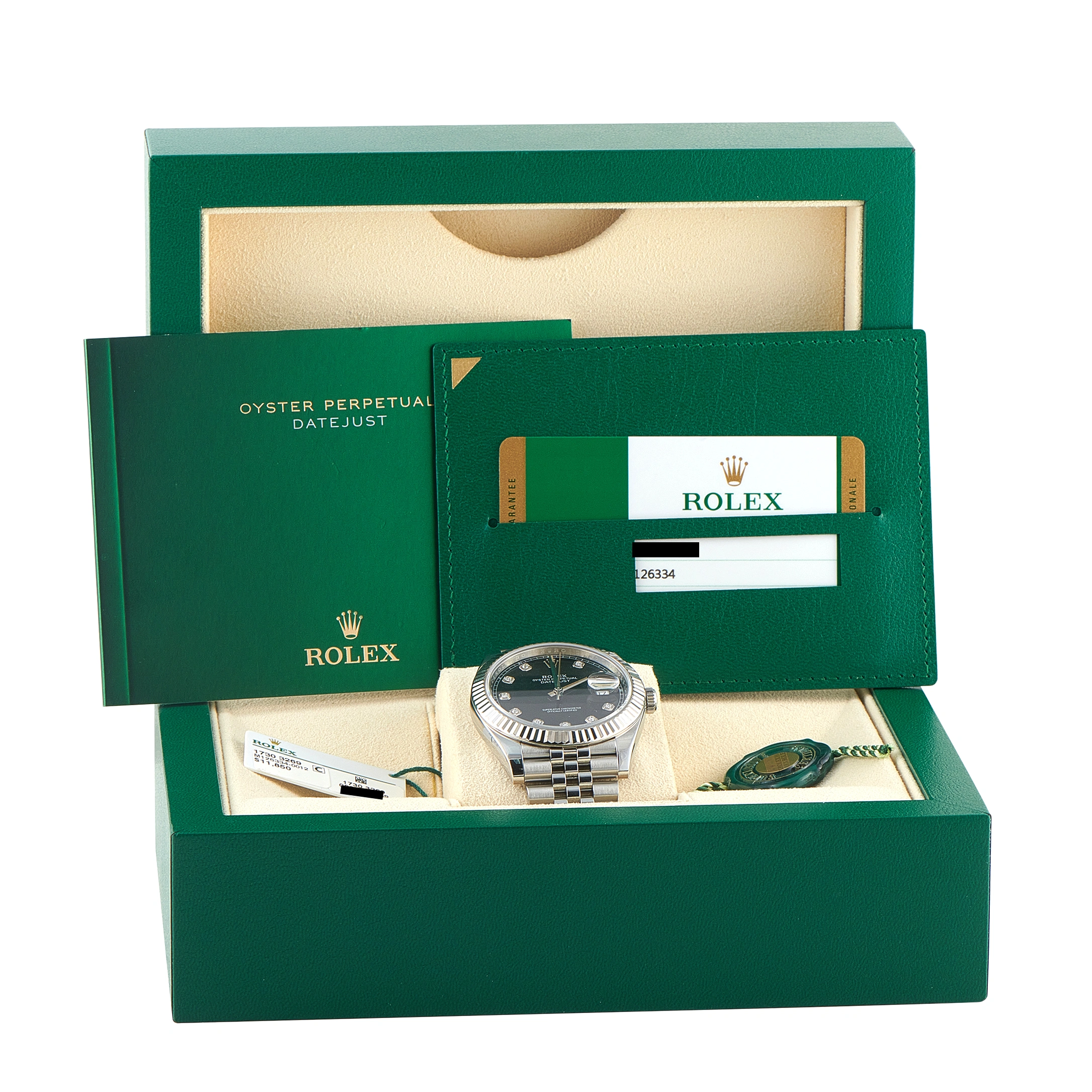 Rolex Datejust 41 Black Diamond Dial Steel Jubilee Watch 126334 - Image 5