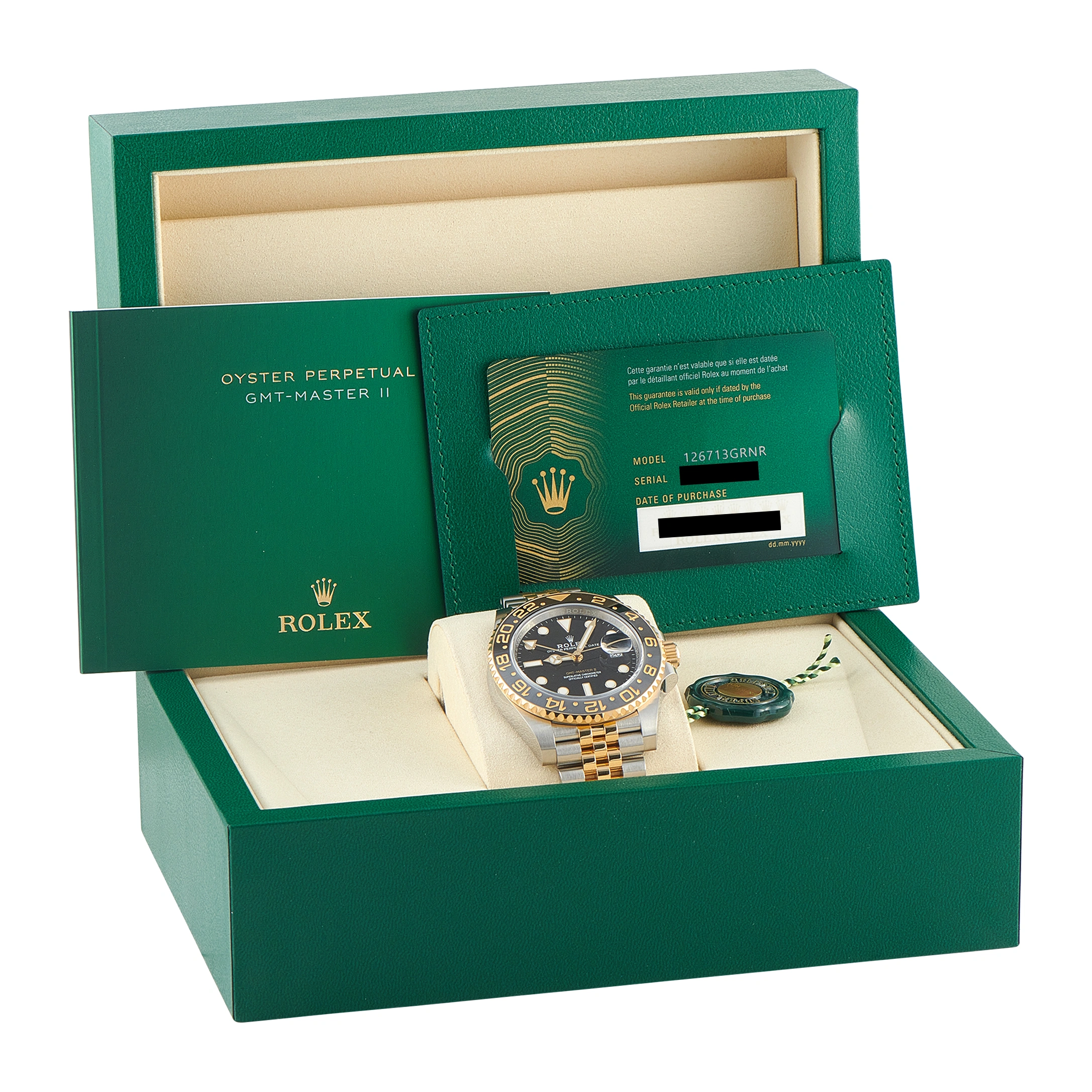 Rolex GMT-Master II Two-Tone Jubilee Watch 126713GRNR - Image 5