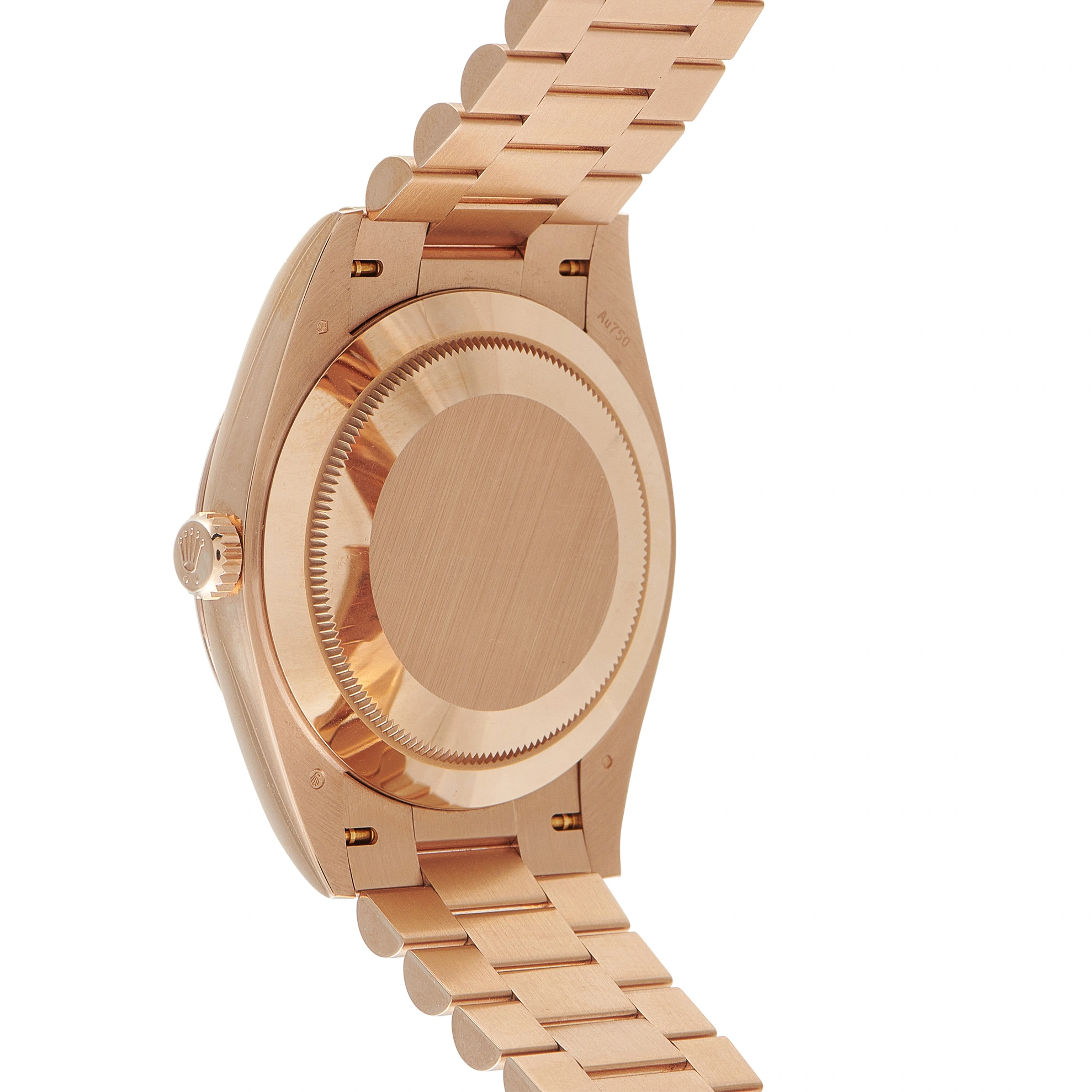 Rolex Day-Date Green Roman Dial Everose Gold President Watch 228235 - Image 3