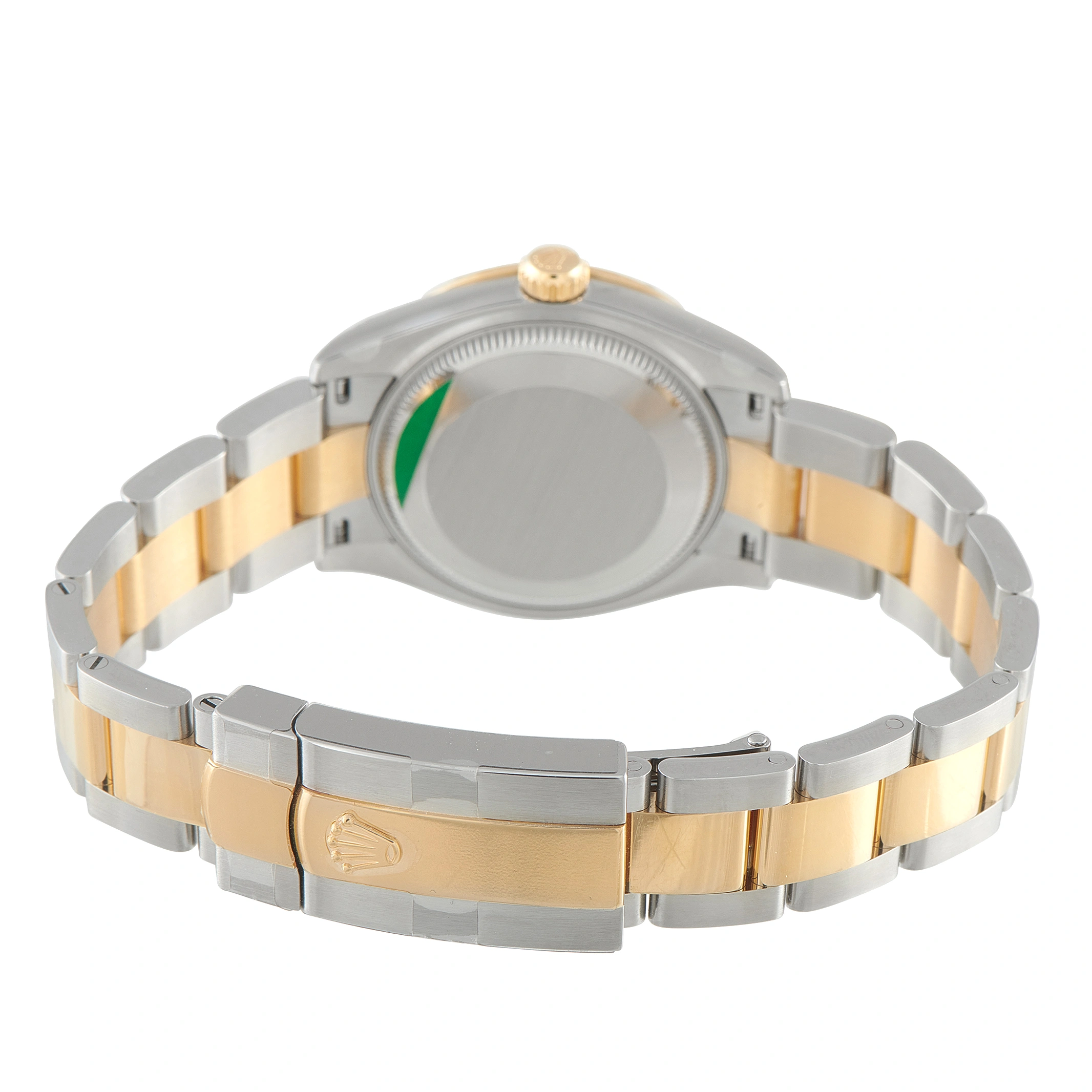 Rolex Datejust 31 Olive Green Floral Dial Two-Tone Watch 278343RBR-0031 - Image 4