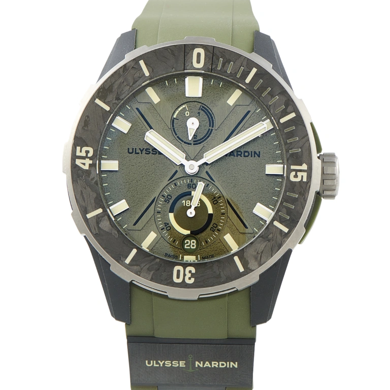 Ulysse Nardin Diver NET OPS Khaki Green Watch 1183-170-8A/3A
