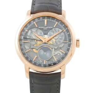 Vacheron Constantin Traditionelle Complete Calendar Openface Pink Gold Watch 4020T/000R-B654