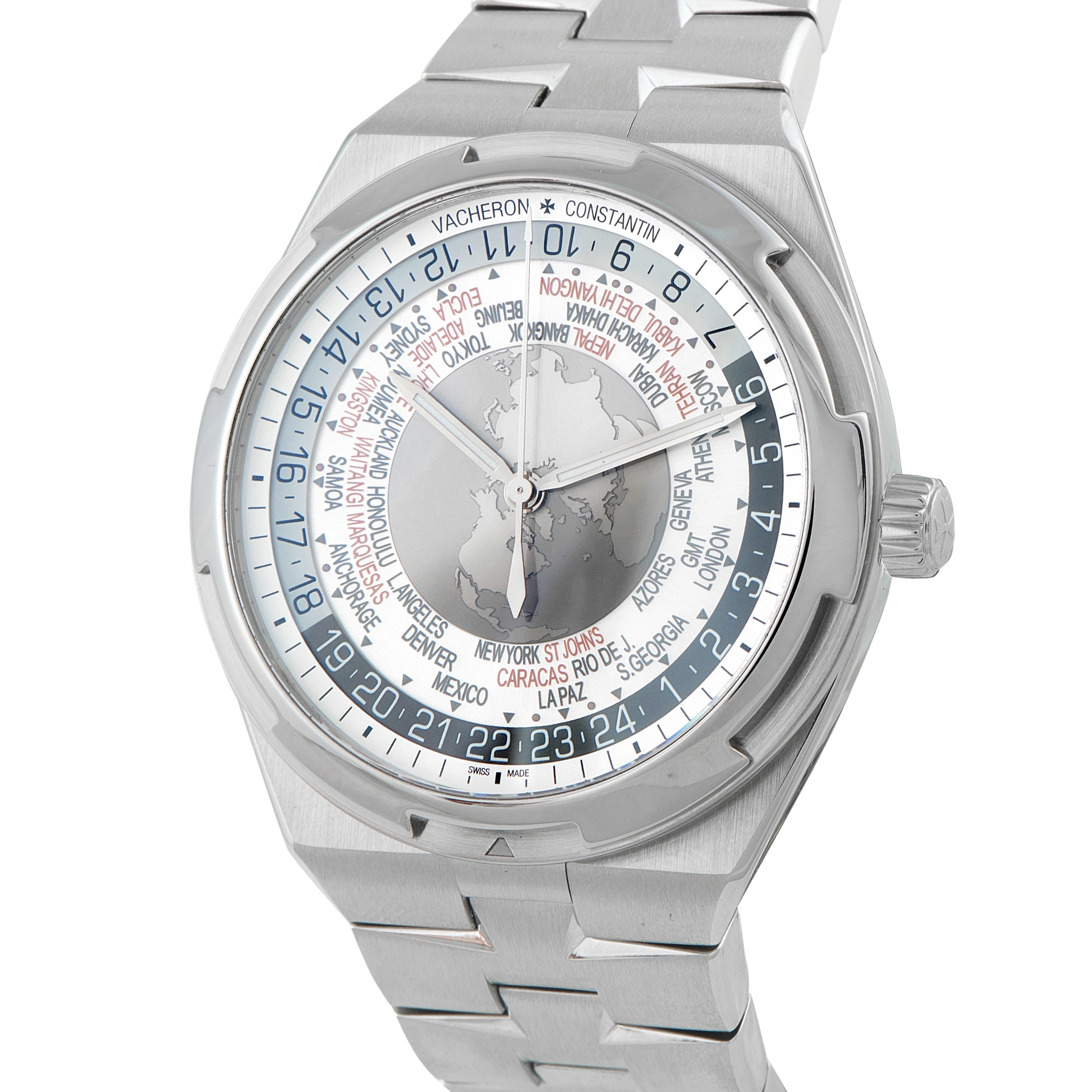 Vacheron Constantin Overseas World Time Steel Watch 7700V/110A-B129 - Image 2