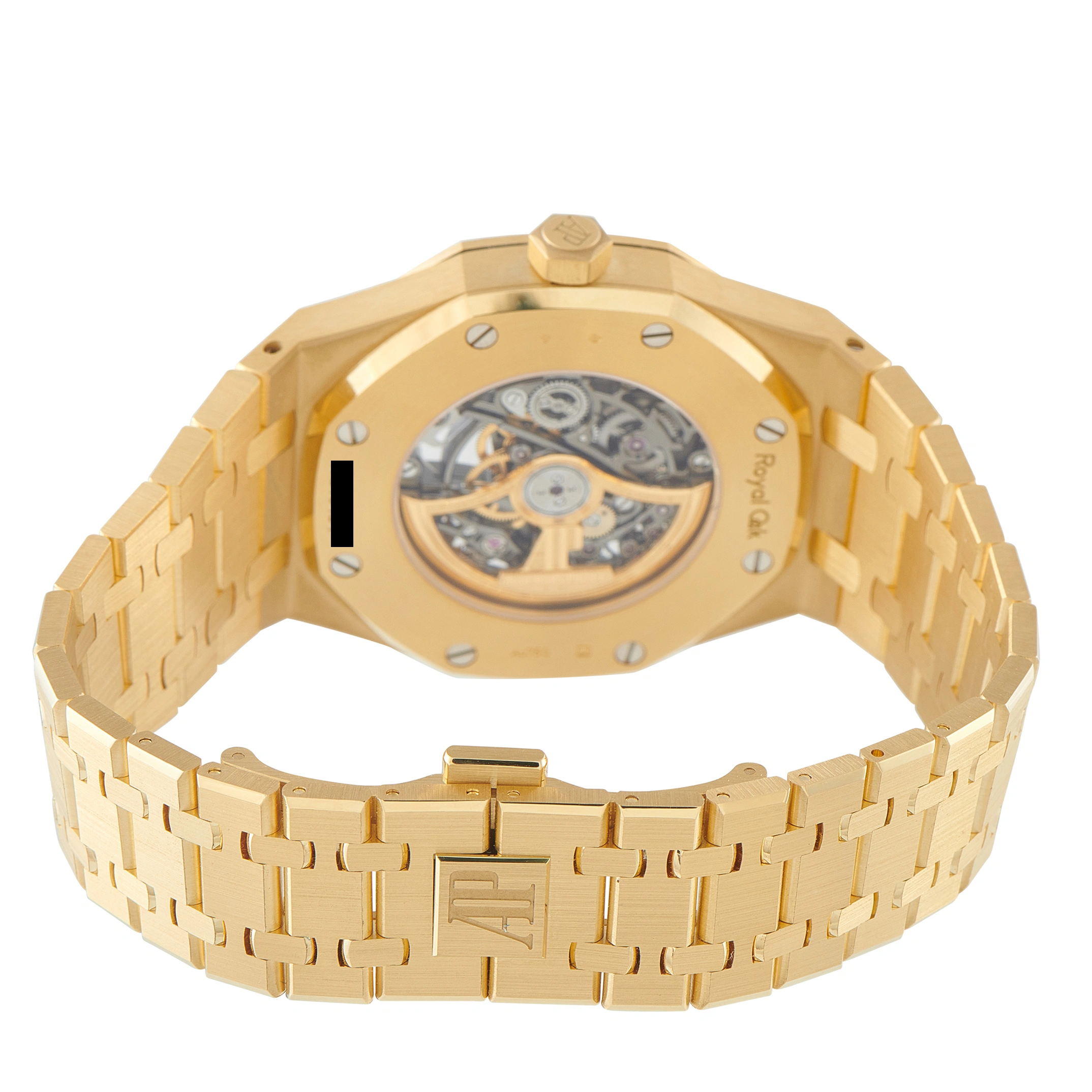 Audemars Piguet Royal Oak Double Balance Wheel Openworked 18K Yellow Gold Watch 15407ba.oo.1220ba.01 - Image 4