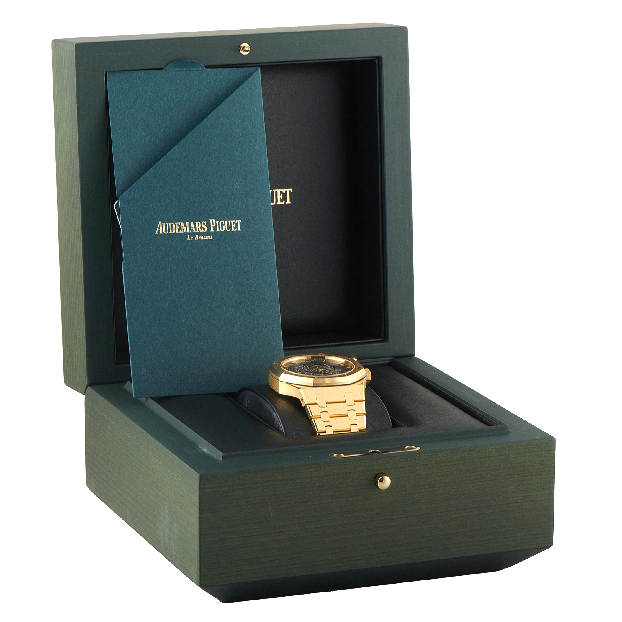 Audemars Piguet Royal Oak Double Balance Wheel Openworked 18K Yellow Gold Watch 15407ba.oo.1220ba.01 - Image 5