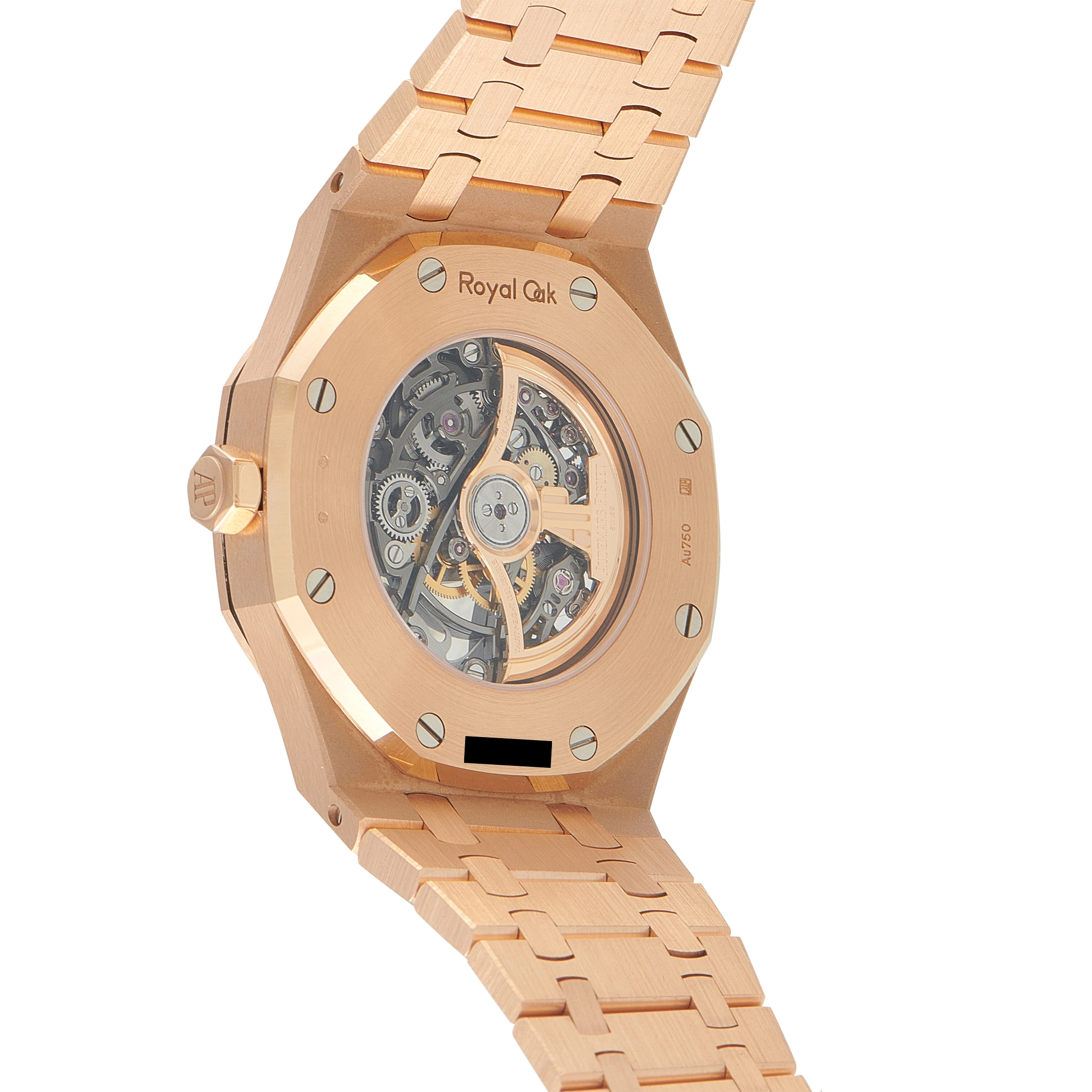 Audemars Piguet Royal Oak Double Balance Wheel Openworked Frosted Pink Gold Watch 15412OR.YG.1224OR.01-B - Image 3