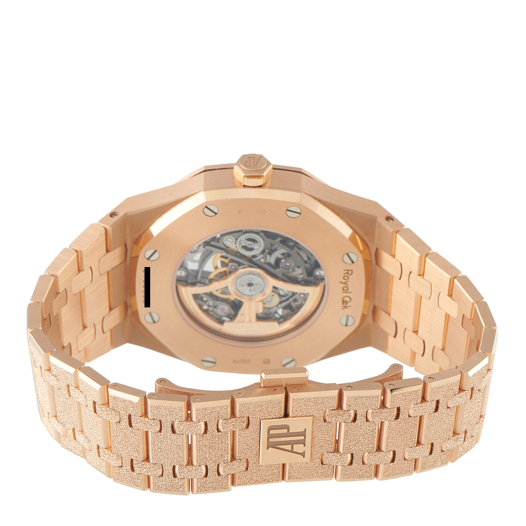 Audemars Piguet Royal Oak Double Balance Wheel Openworked Frosted Pink Gold Watch 15412OR.YG.1224OR.01-B - Image 4
