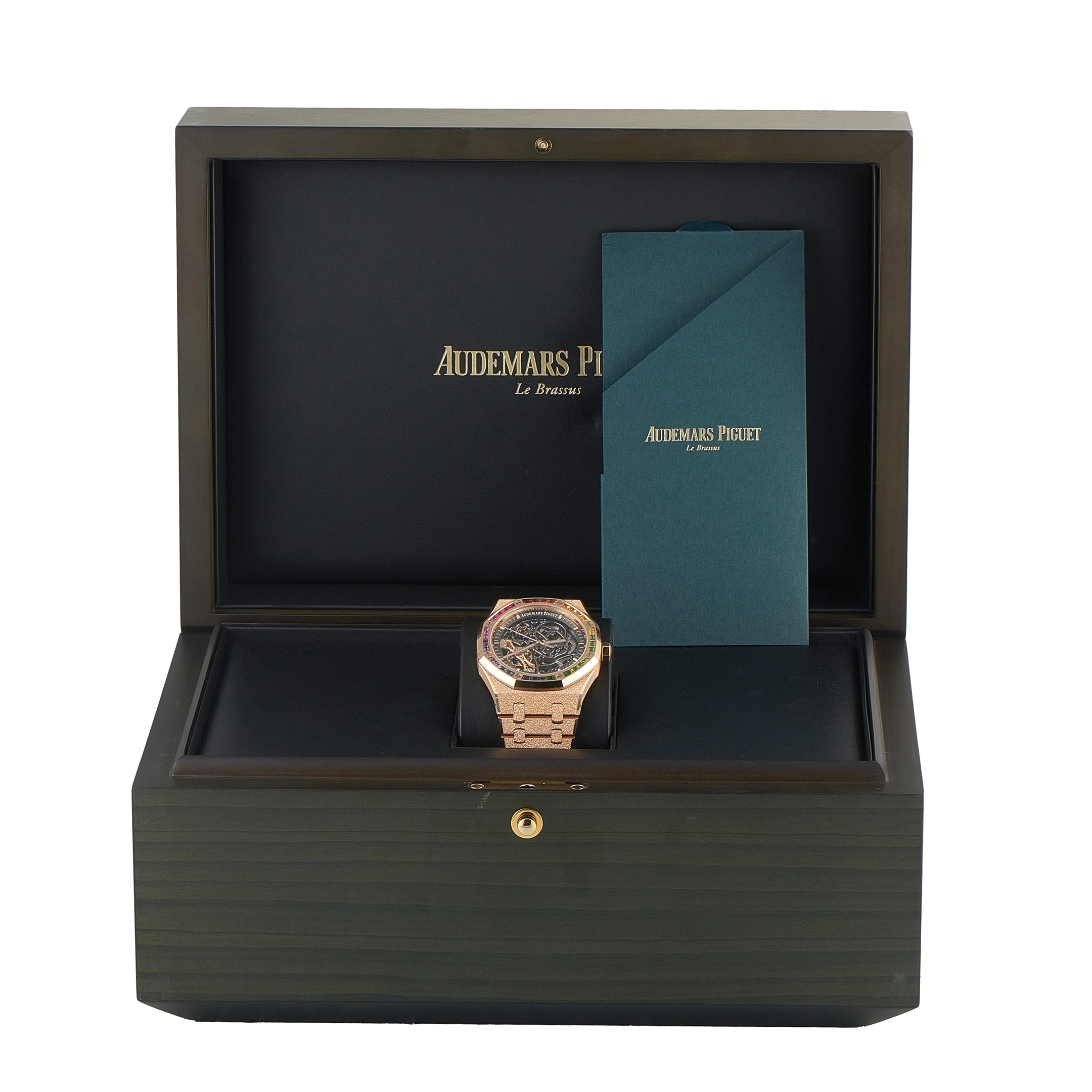 Audemars Piguet Royal Oak Double Balance Wheel Openworked Frosted Pink Gold Watch 15412OR.YG.1224OR.01-B - Image 5