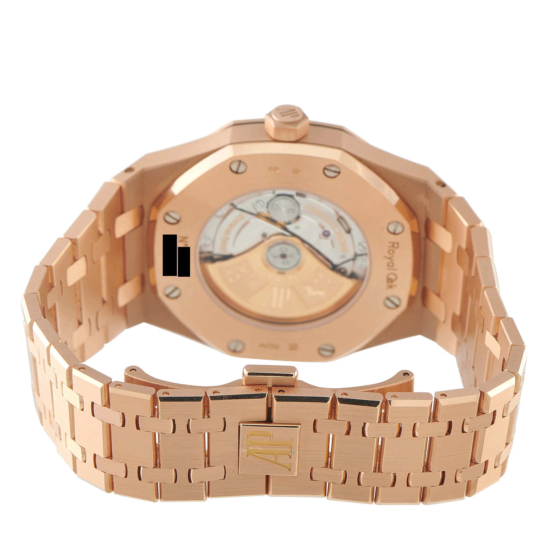 Audemars Piguet Royal Oak Blue Dial Rose Gold Watch 15400OR.OO.1220OR.03 - Image 4