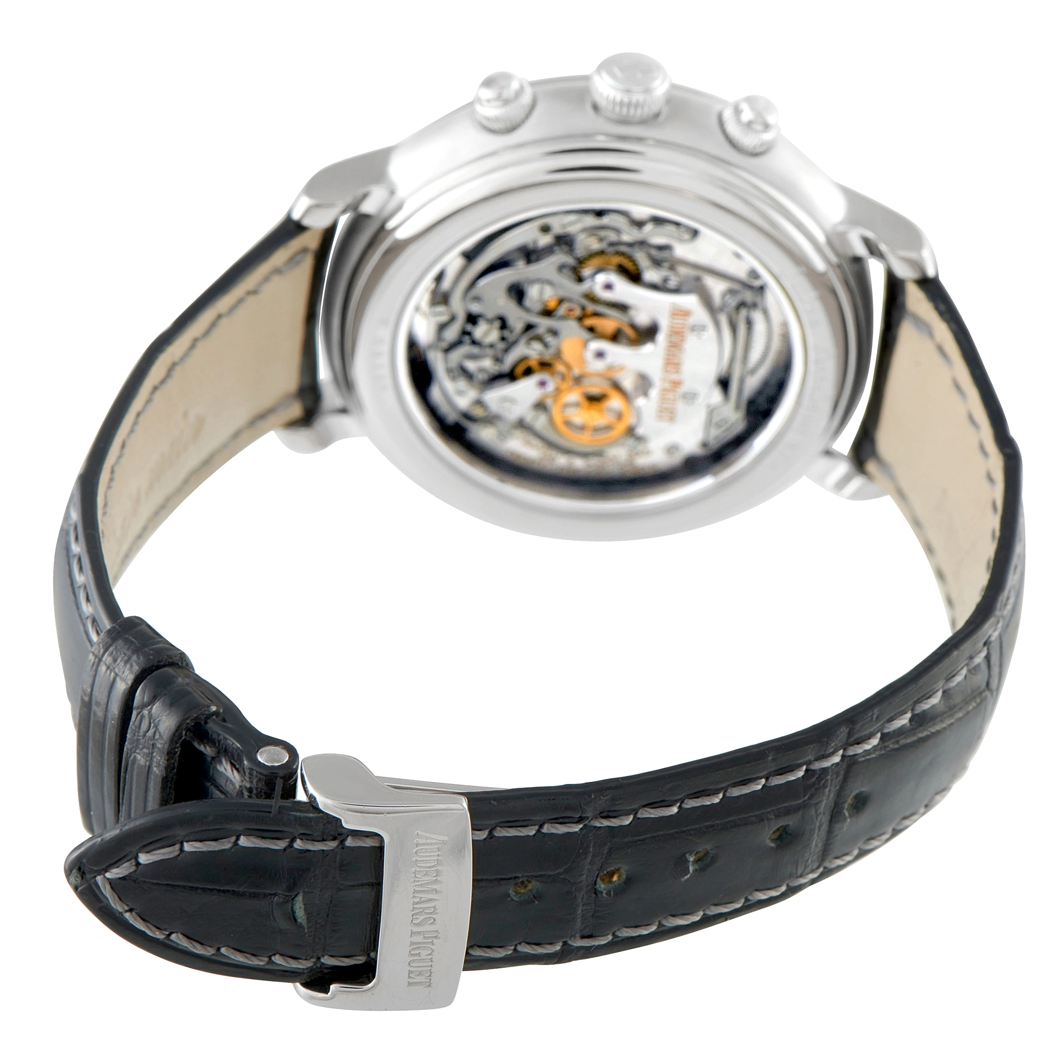 Audemars Piguet Jules Audemars Tourbillon Chronograph 18K White Gold Watch 25909BC.OO.D002CR.03 - Image 4