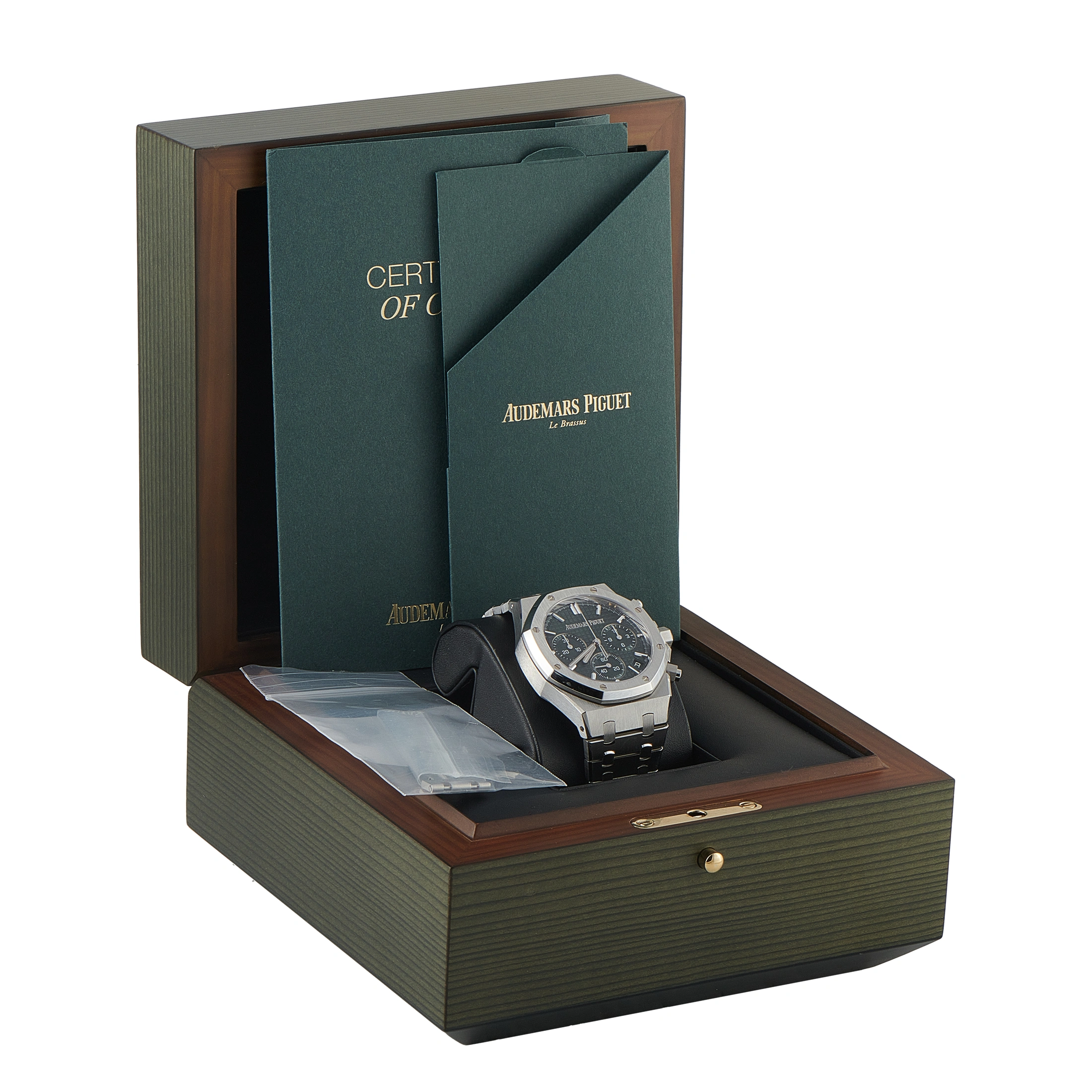 Audemars Piguet Royal Oak Chronograph Khaki Dial Steel Watch 26240ST.OO.1320ST.08 - Image 5