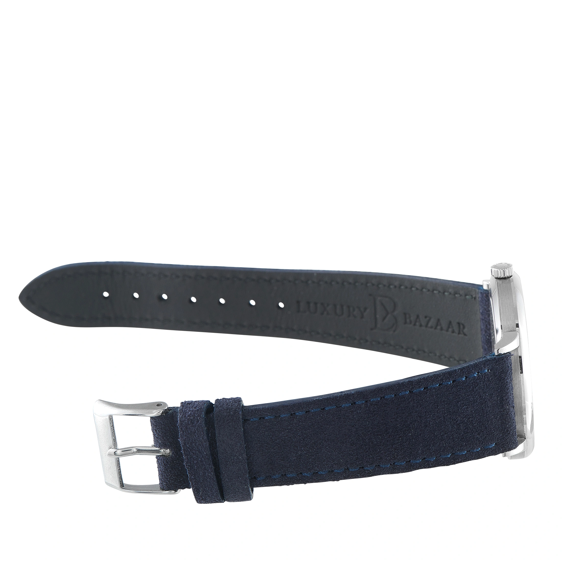 A. Lange & Sohne Saxonia Thin Blue Dial 18K White Gold Watch 205.086 - Image 4