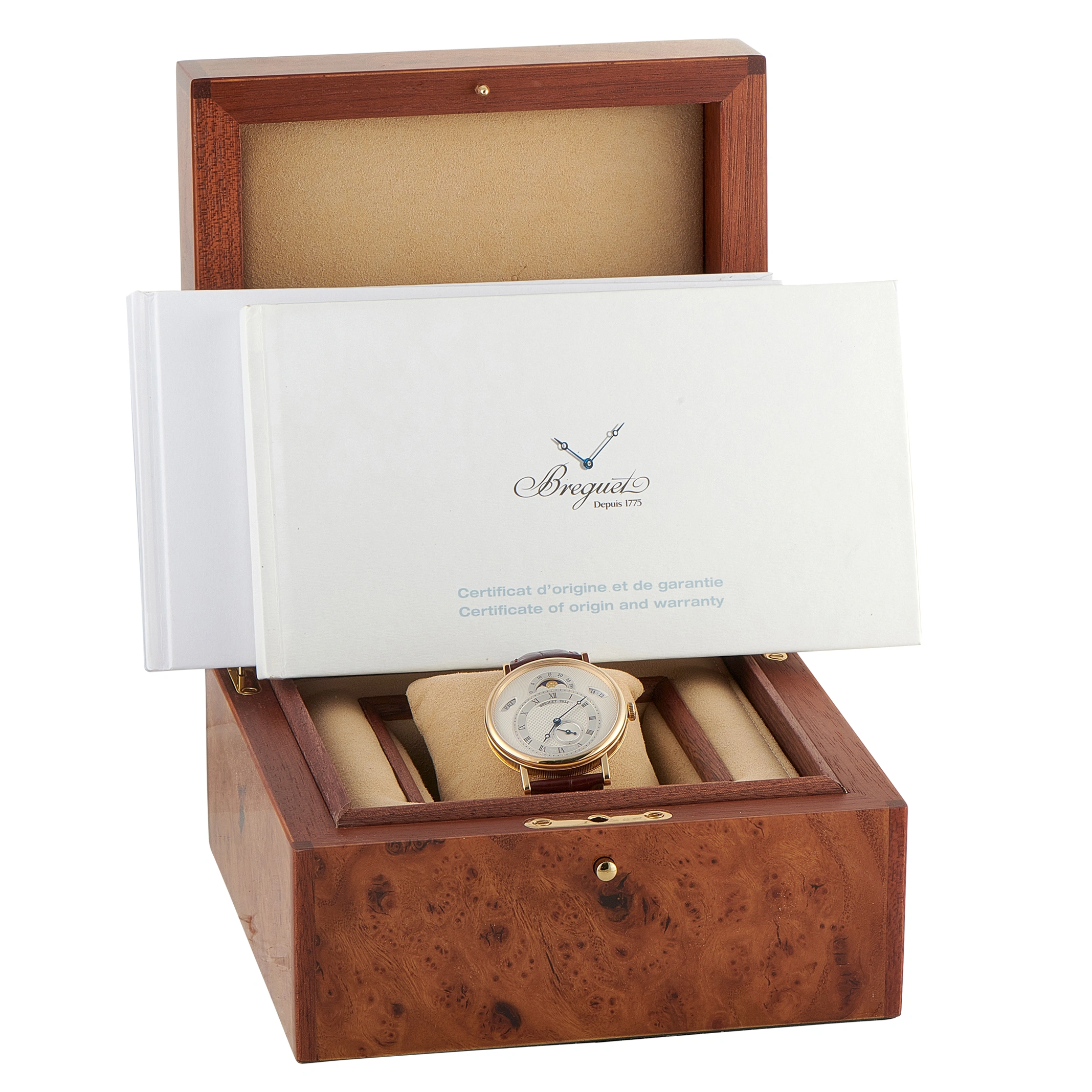 Breguet Classique Calendrier 18K Yellow Gold Watch 7337BA/1E/9V6 - Image 5