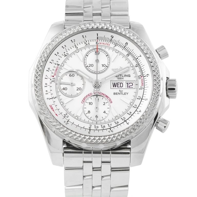 Breitling for Bentley GT Ice White Dial Chronograph Watch A13362