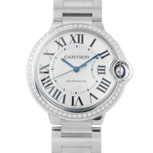Cartier Ballon Bleu de Cartier Diamond and Steel Ladies Watch W4BB0017