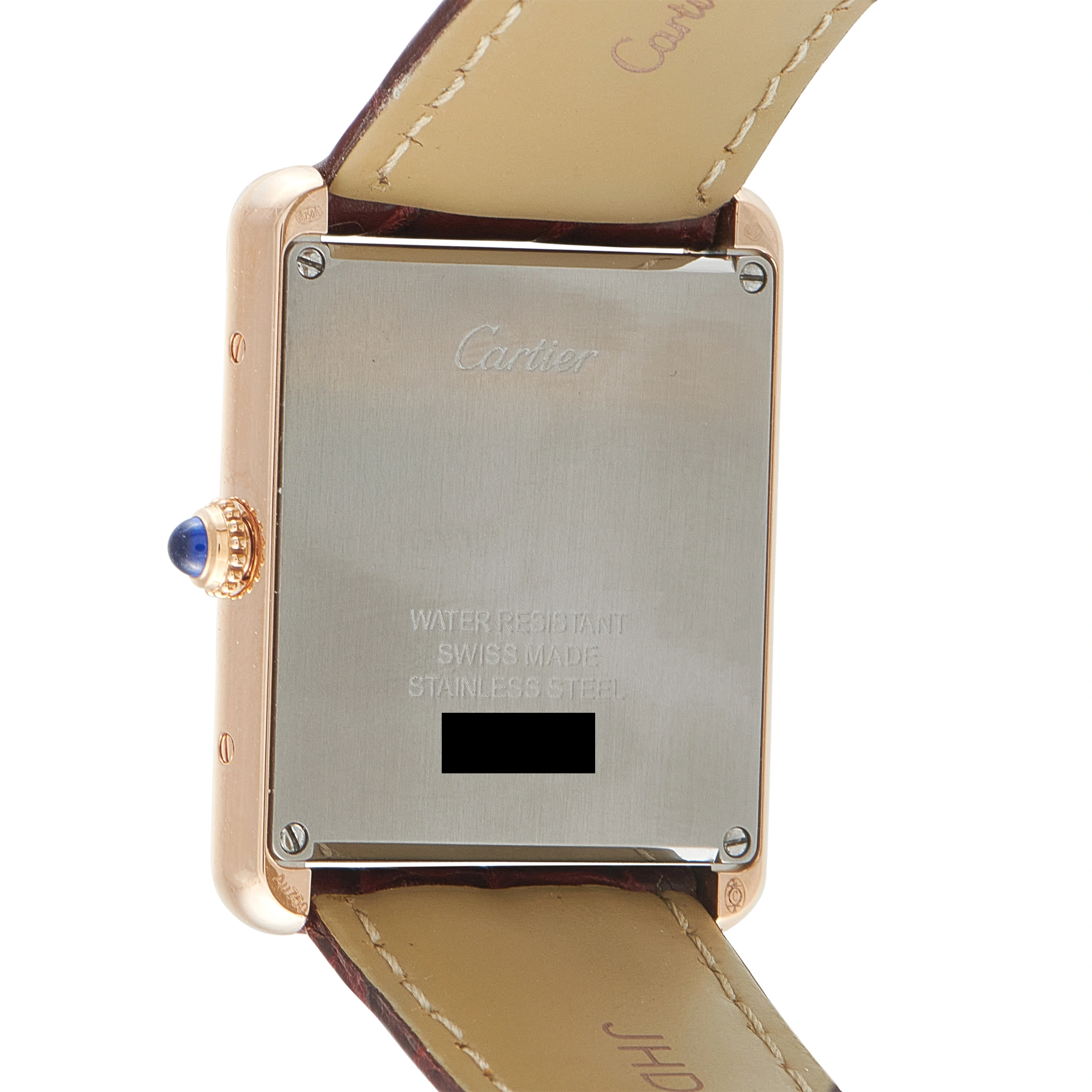 Cartier Tank Solo Large Model 18K Rose Gold Watch W5200025 - Image 3