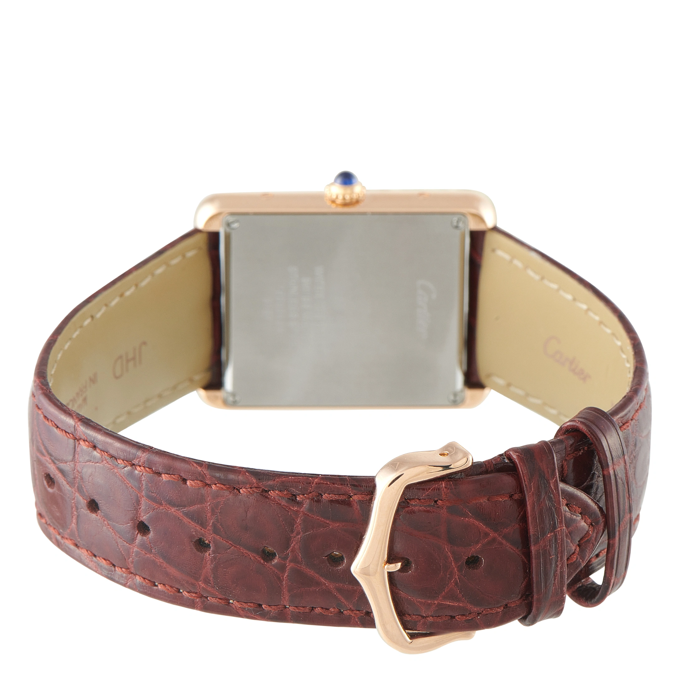Cartier Tank Solo Large Model 18K Rose Gold Watch W5200025 - Image 4