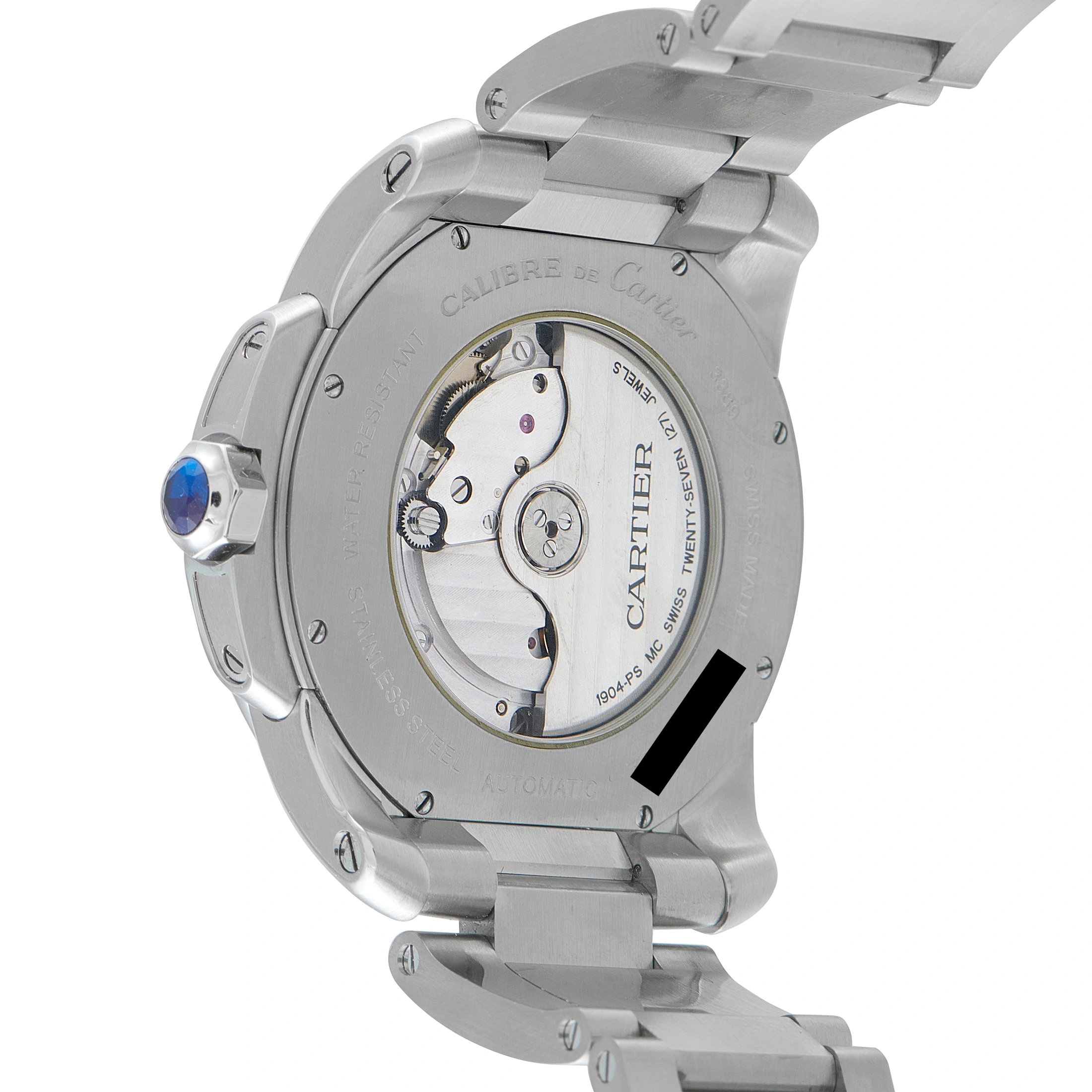 Cartier Calibre de Cartier Stainless Steel Watch w7100015 - Image 3
