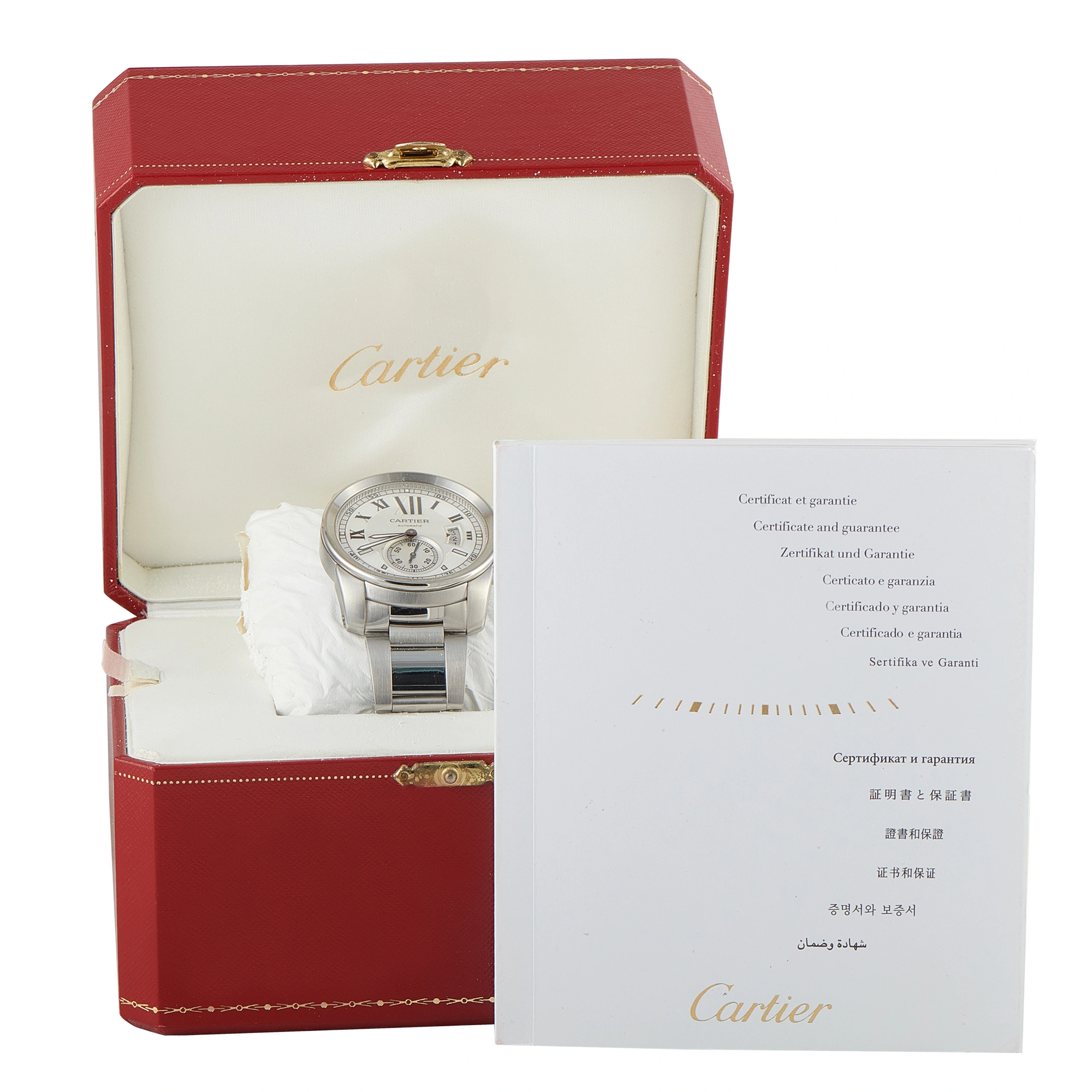 Cartier Calibre de Cartier Stainless Steel Watch w7100015 - Image 5