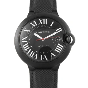 Cartier Ballon Bleu Black Knight ADLC Steel Watch WSBB0015