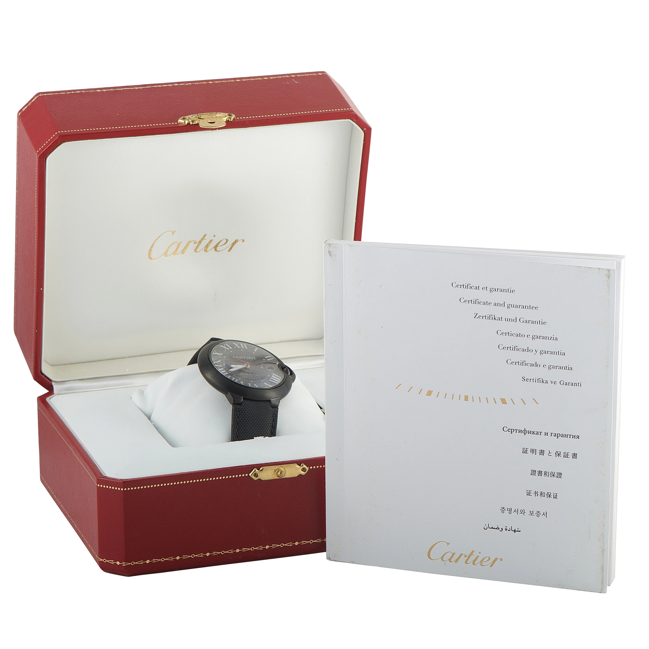 Cartier Ballon Bleu Black Knight ADLC Steel Watch WSBB0015 - Image 5