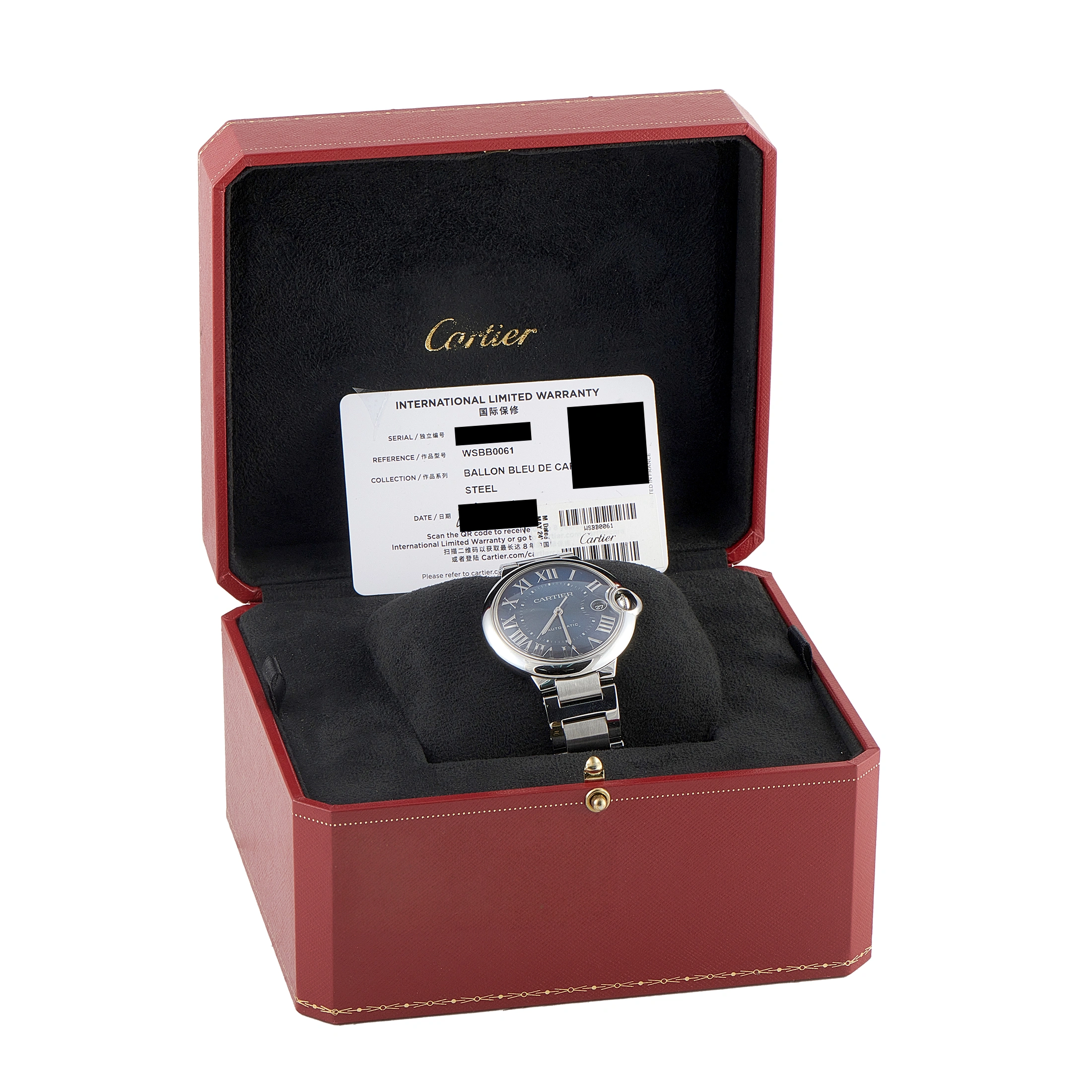 Cartier Ballon Bleu de Cartier Blue Dial Steel Watch WSBB0061 - Image 5