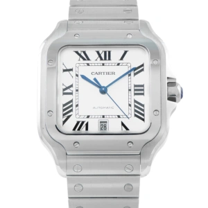 Cartier Santos Large Model Steel Watch WSSA0018