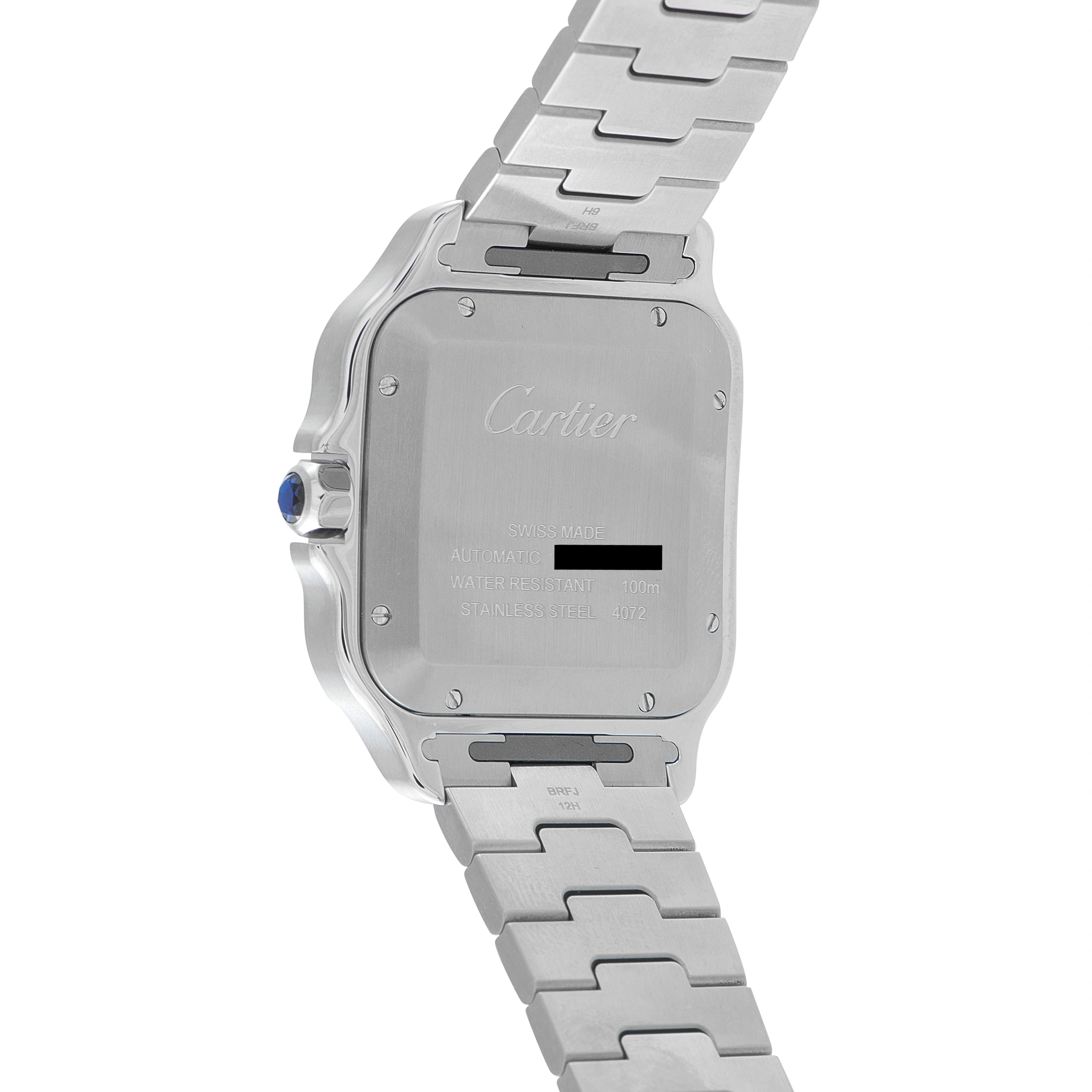 Cartier Santos Large Model Steel Watch WSSA0018 - Image 3