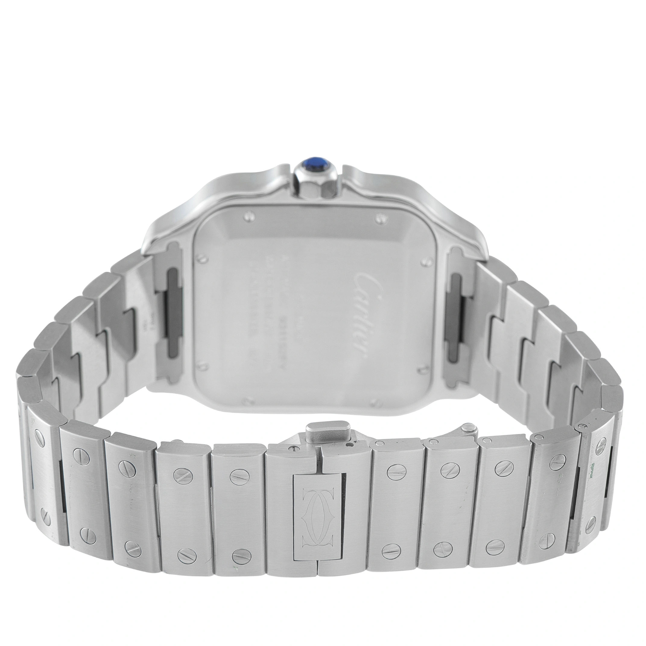 Cartier Santos Large Model Steel Watch WSSA0018 - Image 4