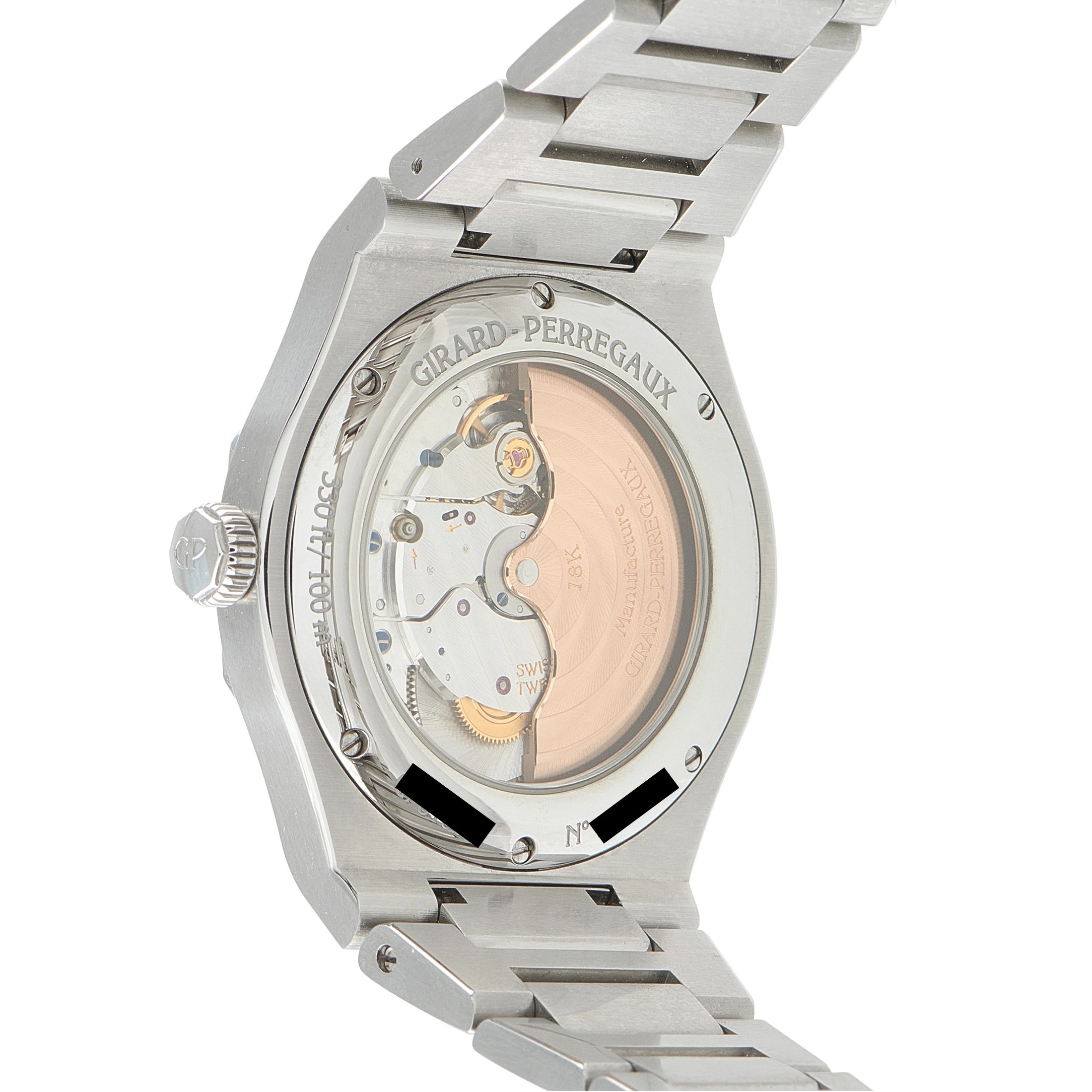Girard Perregaux Laureato Copper Dial Steel Watch 81005-11-3154-1CM - Image 3