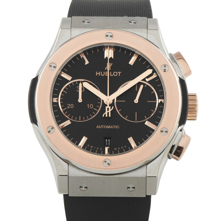 Hublot Classic Fusion Chronograph Titanium King Gold Watch 521.NO.1181.RX