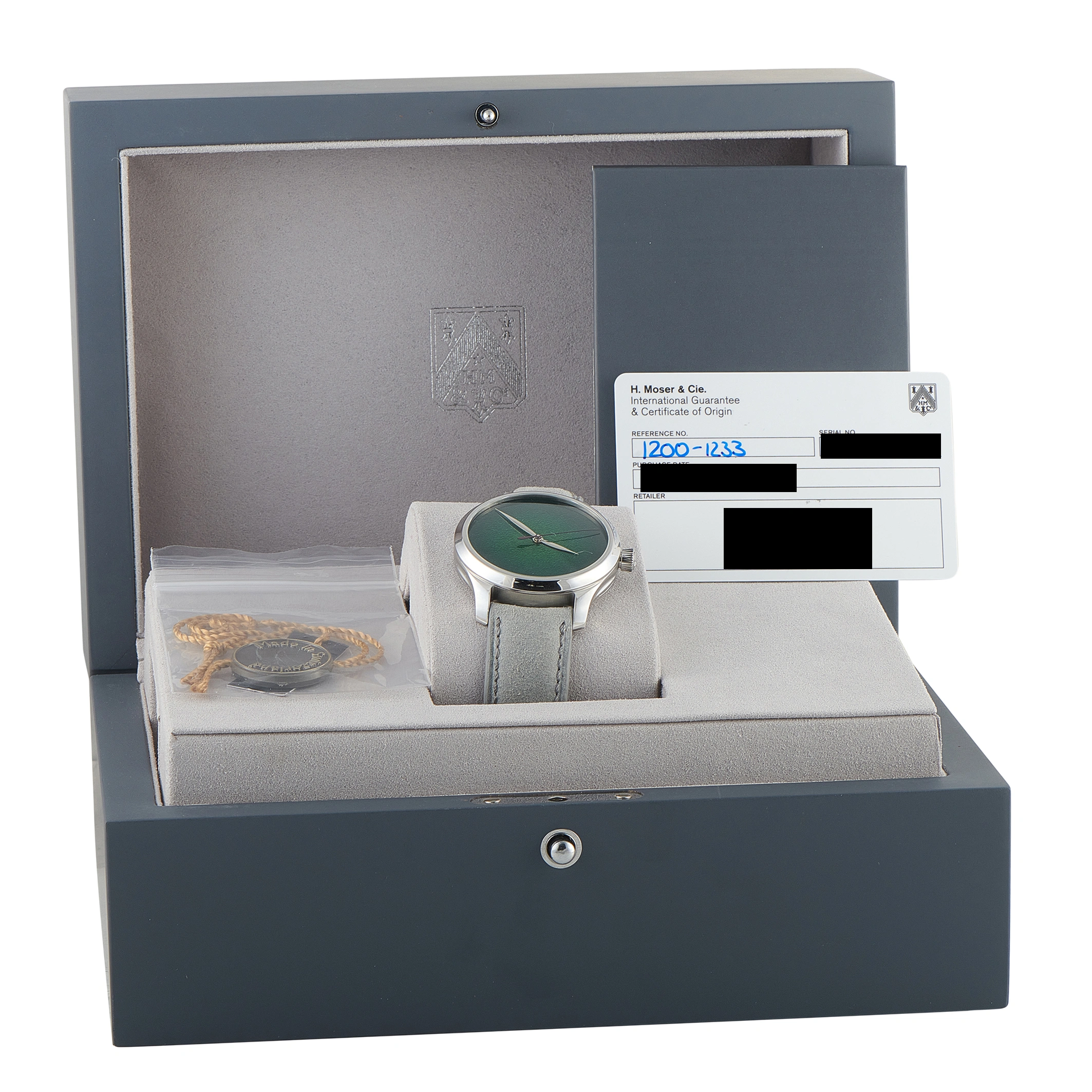H. Moser & Cie. Endeavour Centre Seconds Concept Lime Green Watch 1200-1233 - Image 5