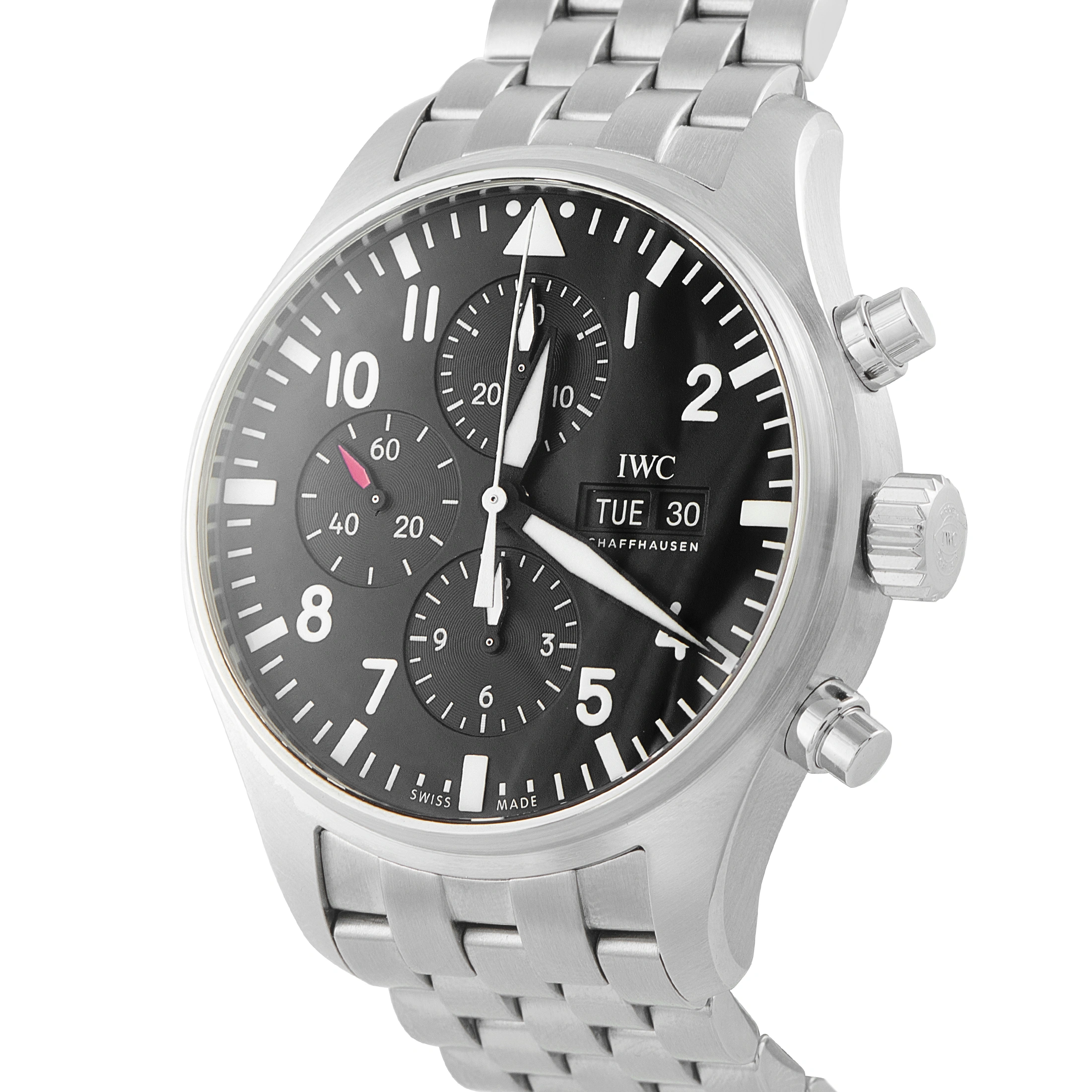 IWC Pilot's Watch Chronograph Steel Watch IW377710 - Image 2