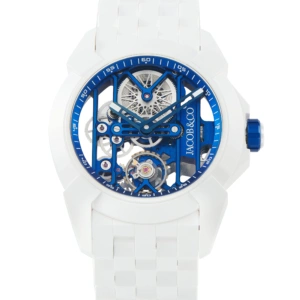 Jacob & Co. Epic X Skeleton White Ceramic Watch EX115.95.AI.AA.A95AA