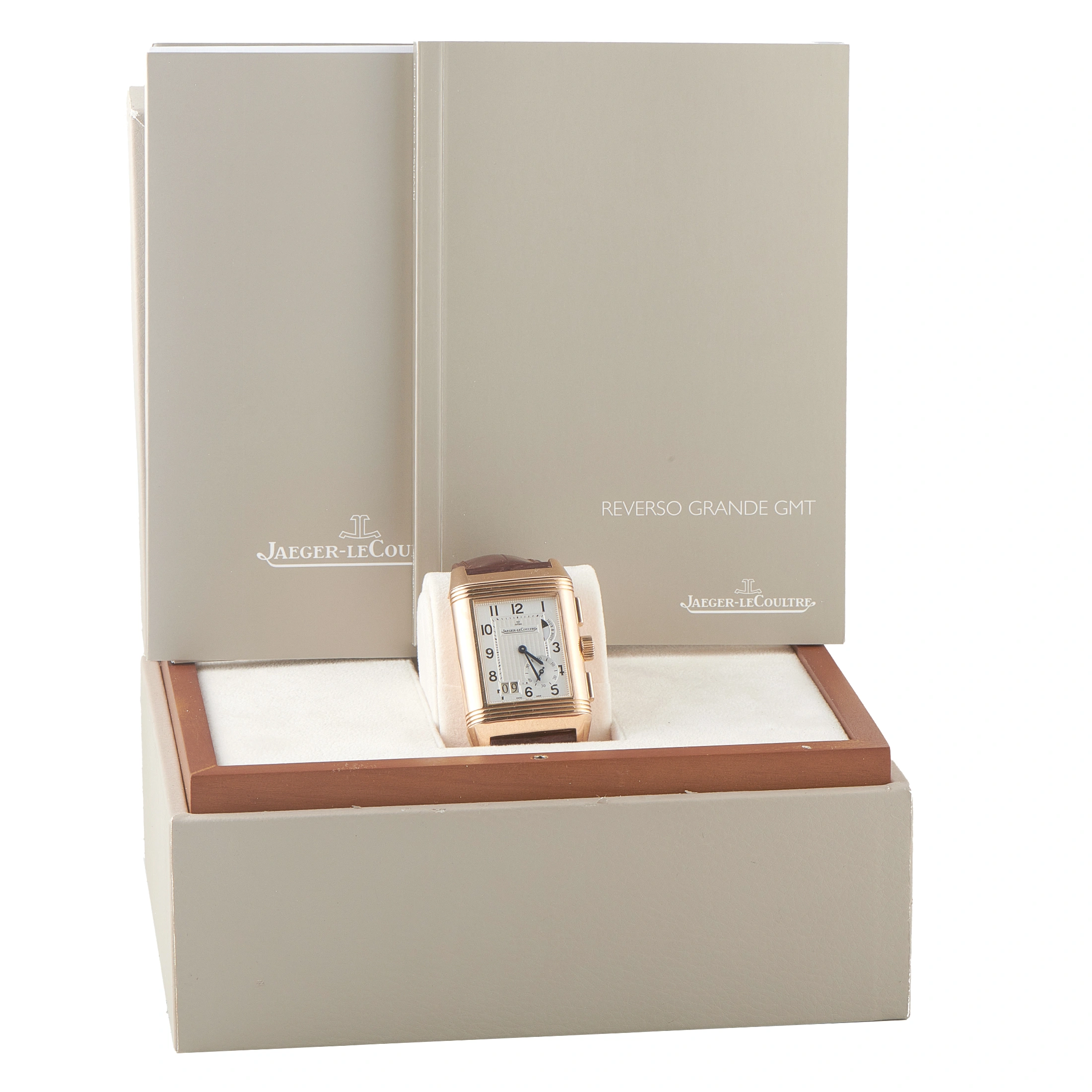 Jaeger-LeCoultre Grande Reverso GMT Rose Gold Watch Q3022420 - Image 6